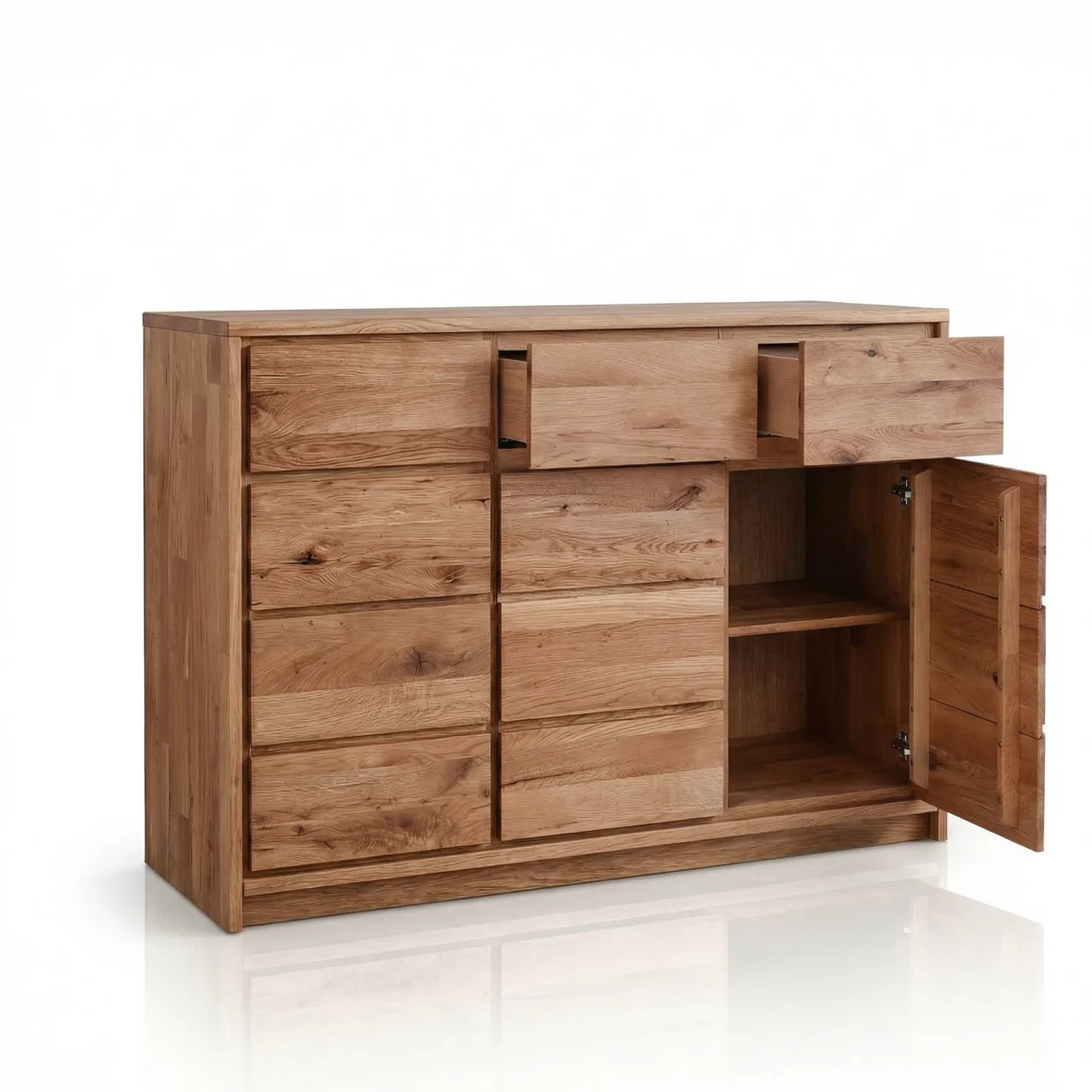 Massief eikenhouten dressoir Oregon 3.3 | NordicStory - Image 3