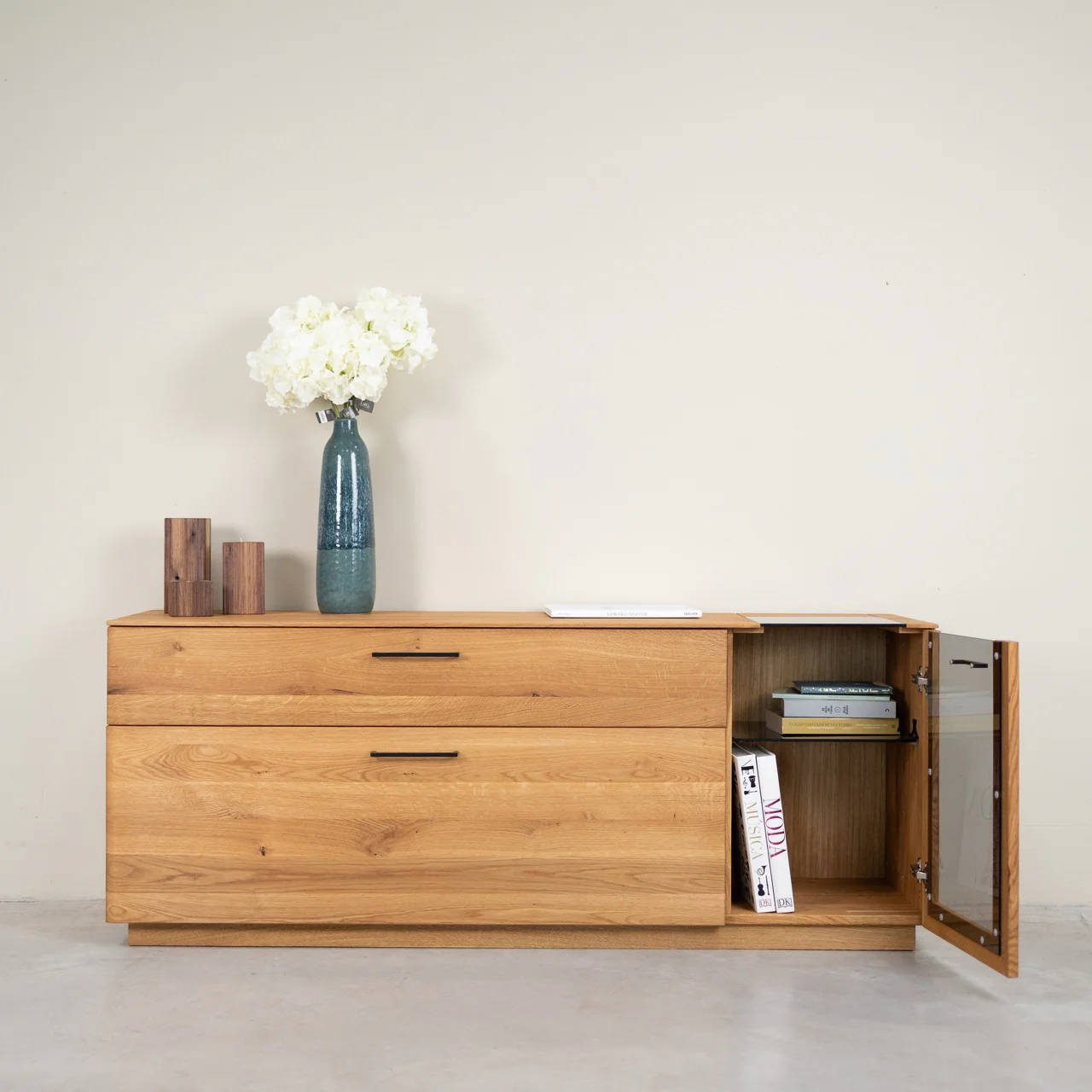 Massief eiken dressoir Arvik 3 | NordicStory - Image 4