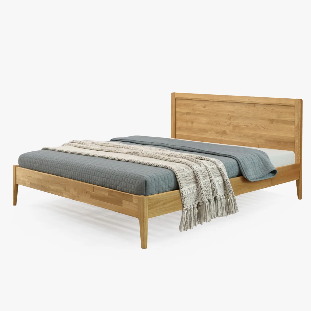Massief eikenhouten bed Milan | NordicStory - Image 4