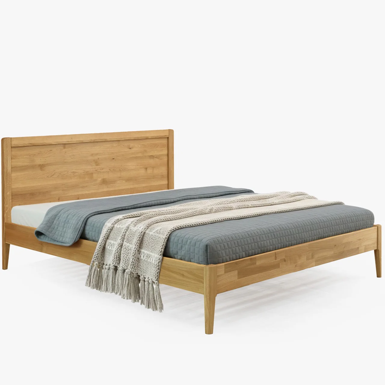 Massief eikenhouten bed Milan | NordicStory - Image 5
