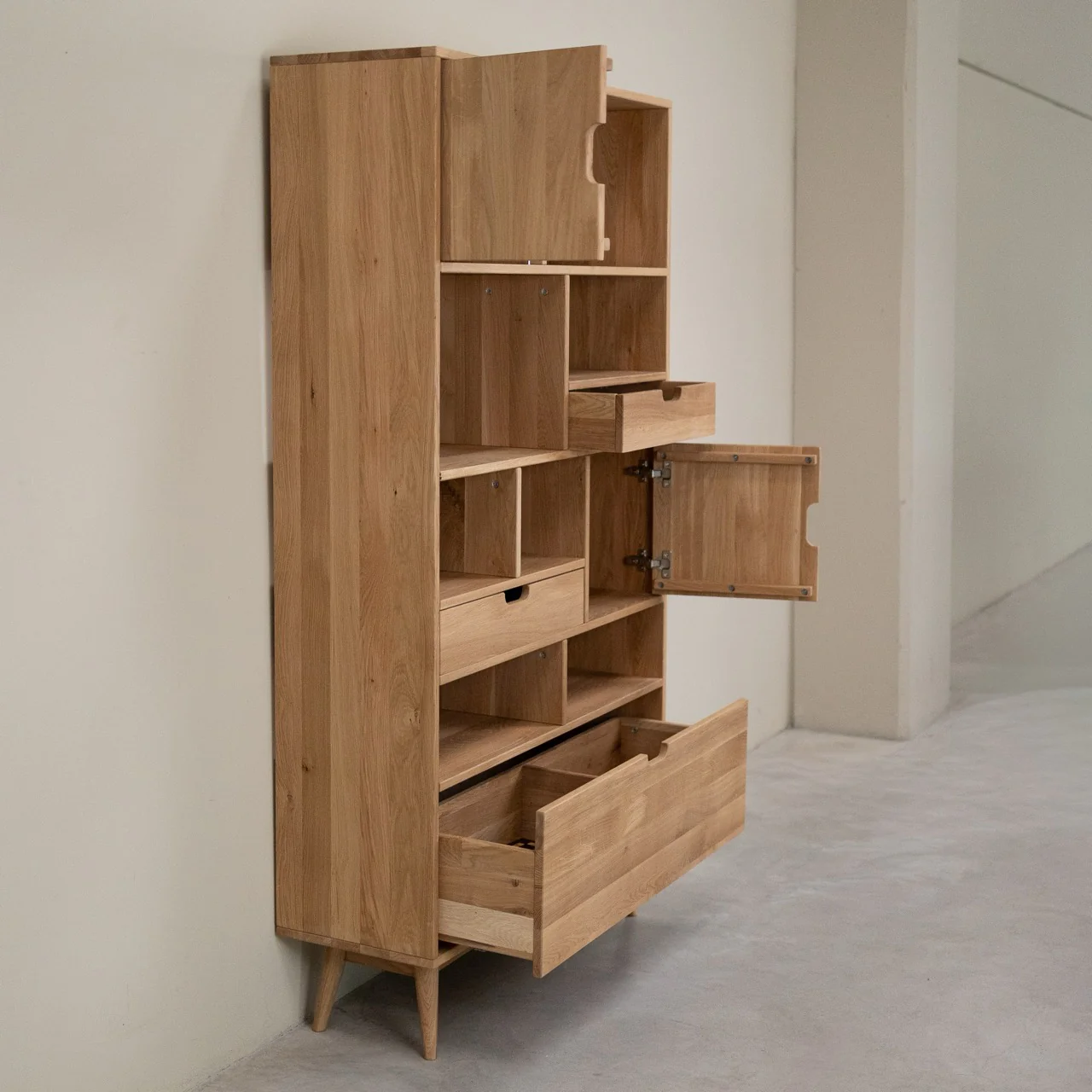 Massief eiken boekenkast Escandi Atelier 3 | NordicStory - Image 3