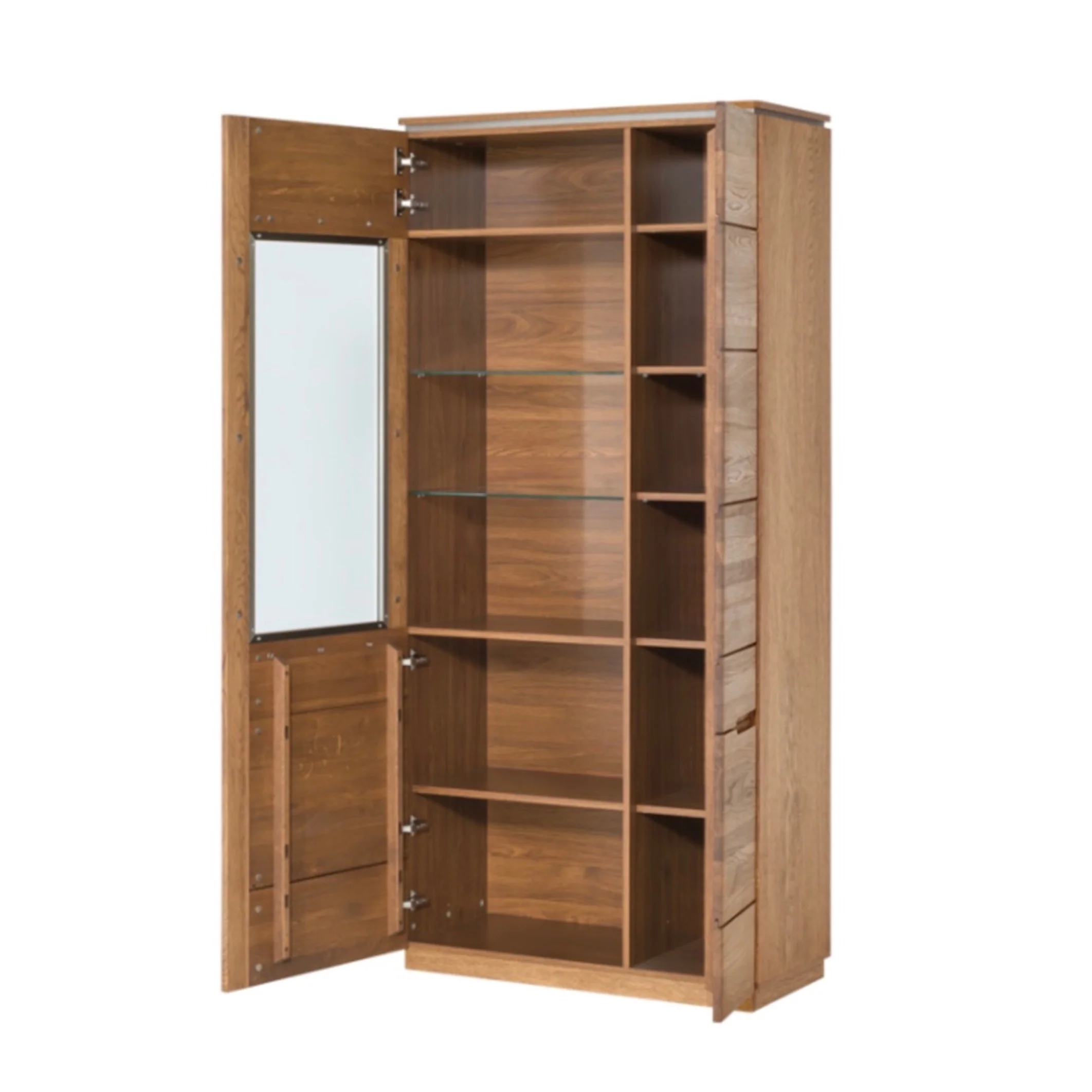 Massief eikenhouten vitrinekast MONTENEGRO 12 | LoftStory - Image 4