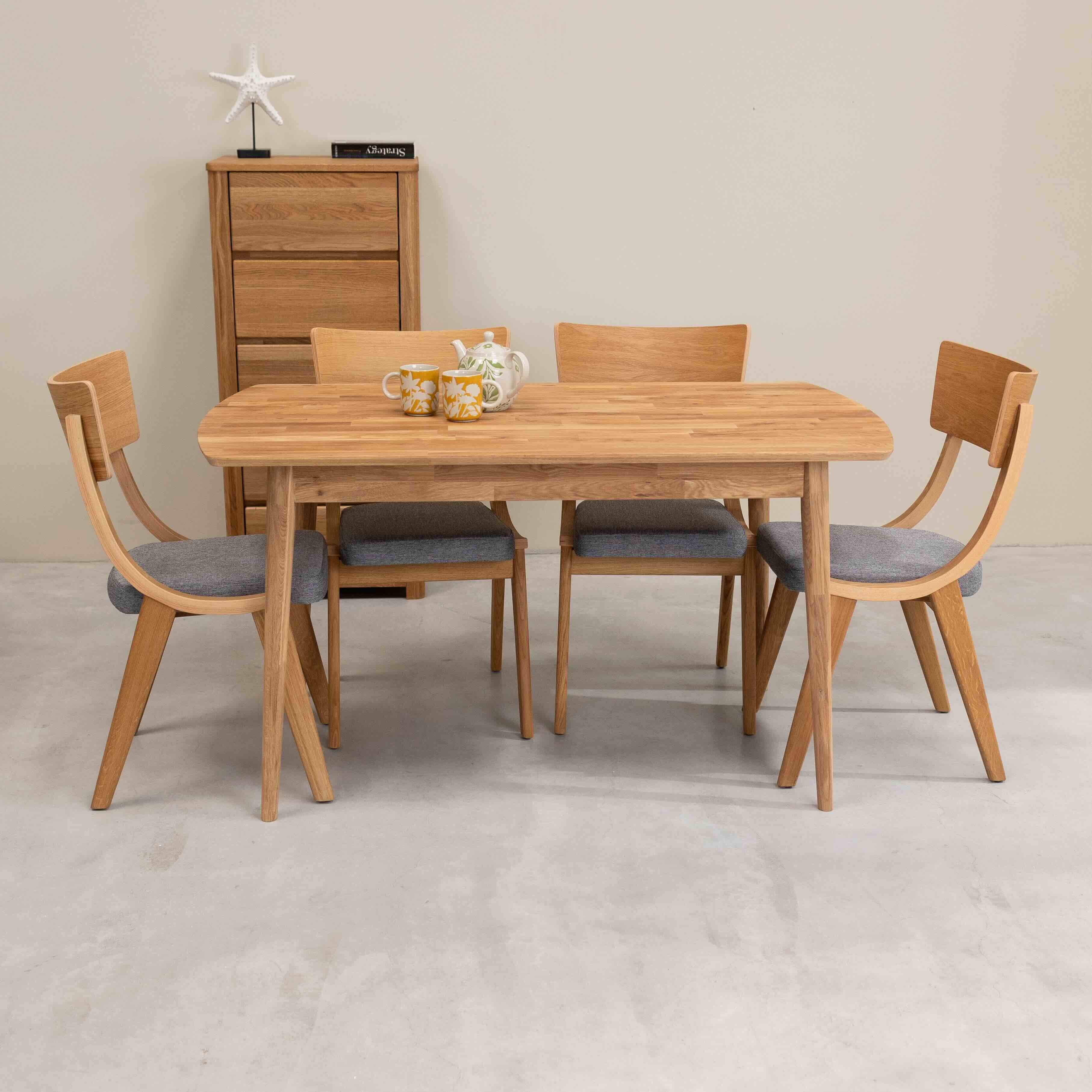 Rechthoekige eettafel van massief eikenhout Escandi 1 | NordicStory - Image 5