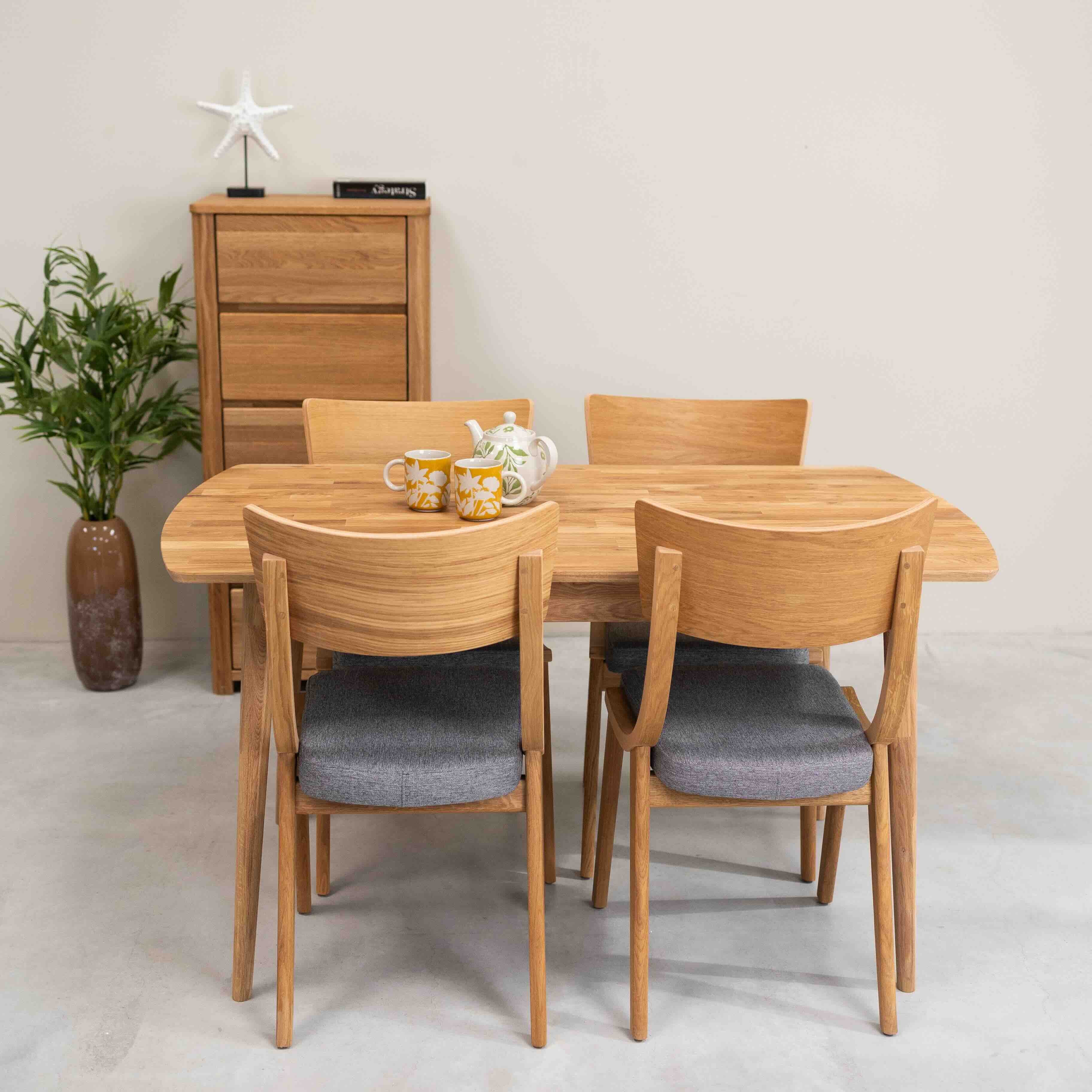Rechthoekige eettafel van massief eikenhout Escandi 1 | NordicStory - Image 6