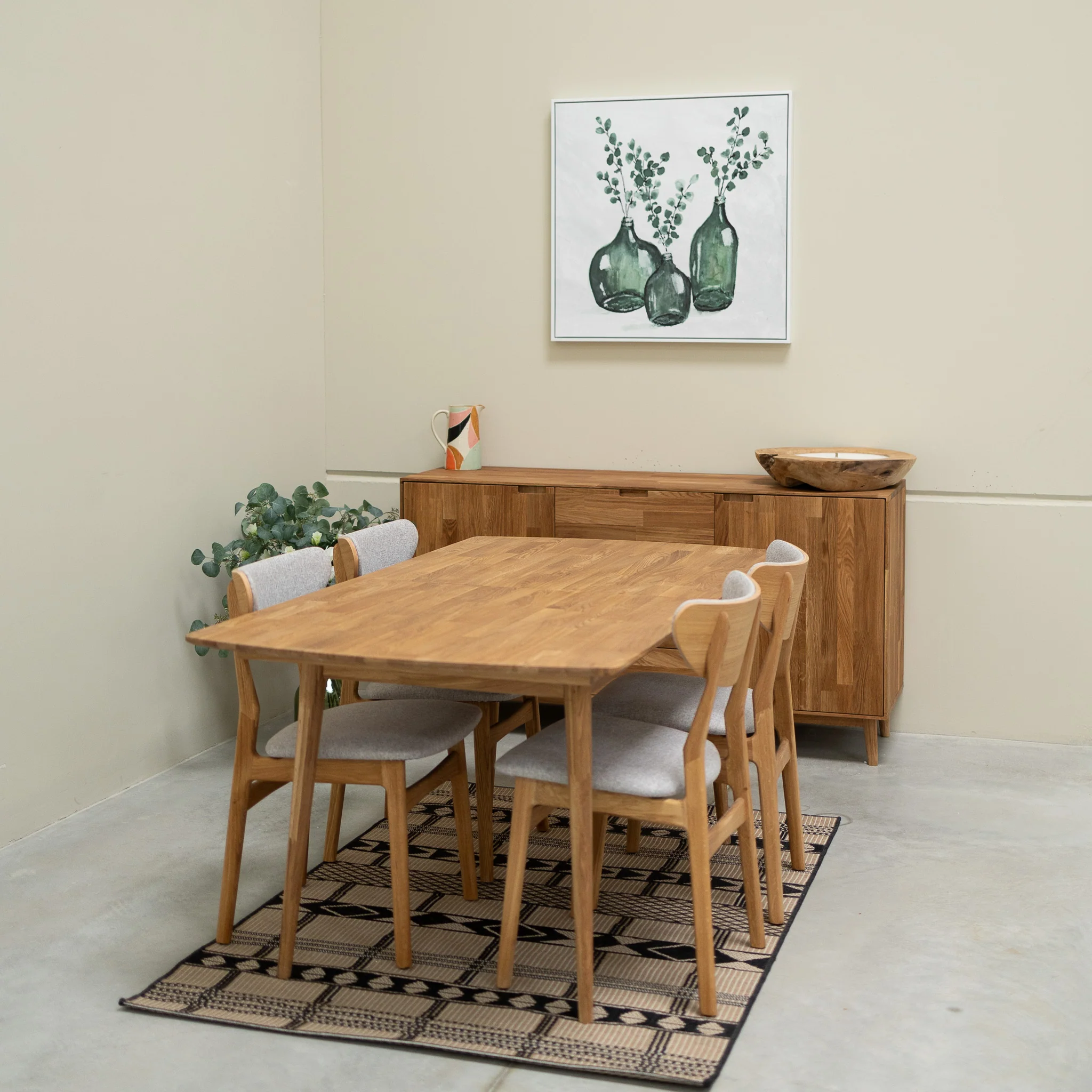 Rechthoekige eettafel van massief eikenhout Escandi 1 | NordicStory - Image 7