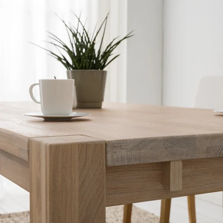 Uitschuifbare eettafel van massief eikenhout Mauritz 1 | NordicStory - Image 17