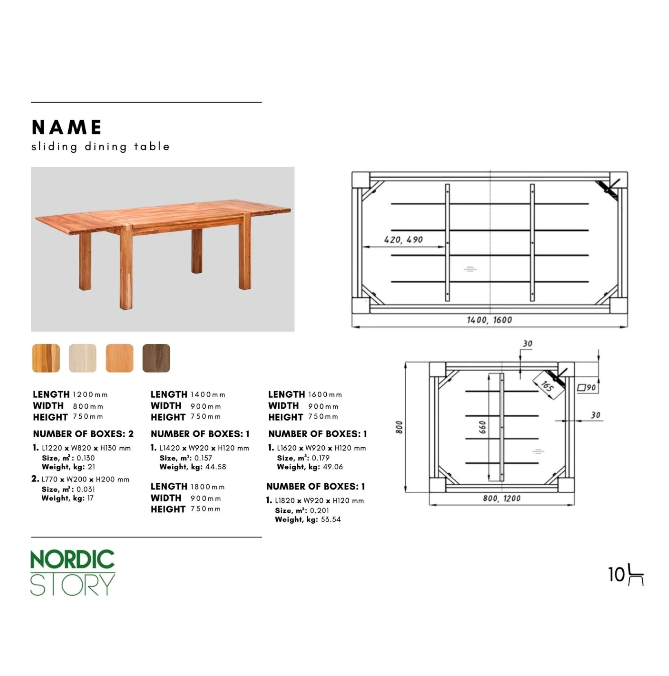 Uitschuifbare eettafel van massief eikenhout Mauritz 1 | NordicStory - Image 20