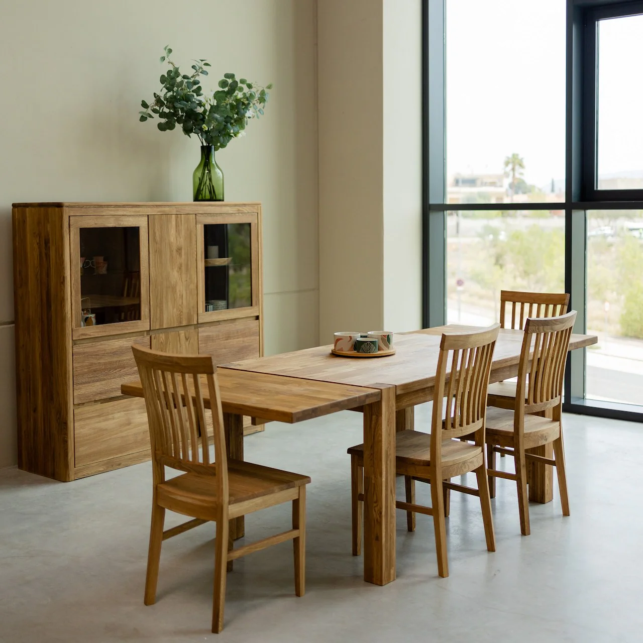 Uitschuifbare eettafel van massief eikenhout Mauritz 1 | NordicStory - Image 4