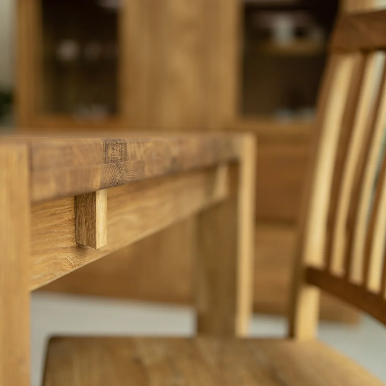 Uitschuifbare eettafel van massief eikenhout Mauritz 1 | NordicStory - Image 9