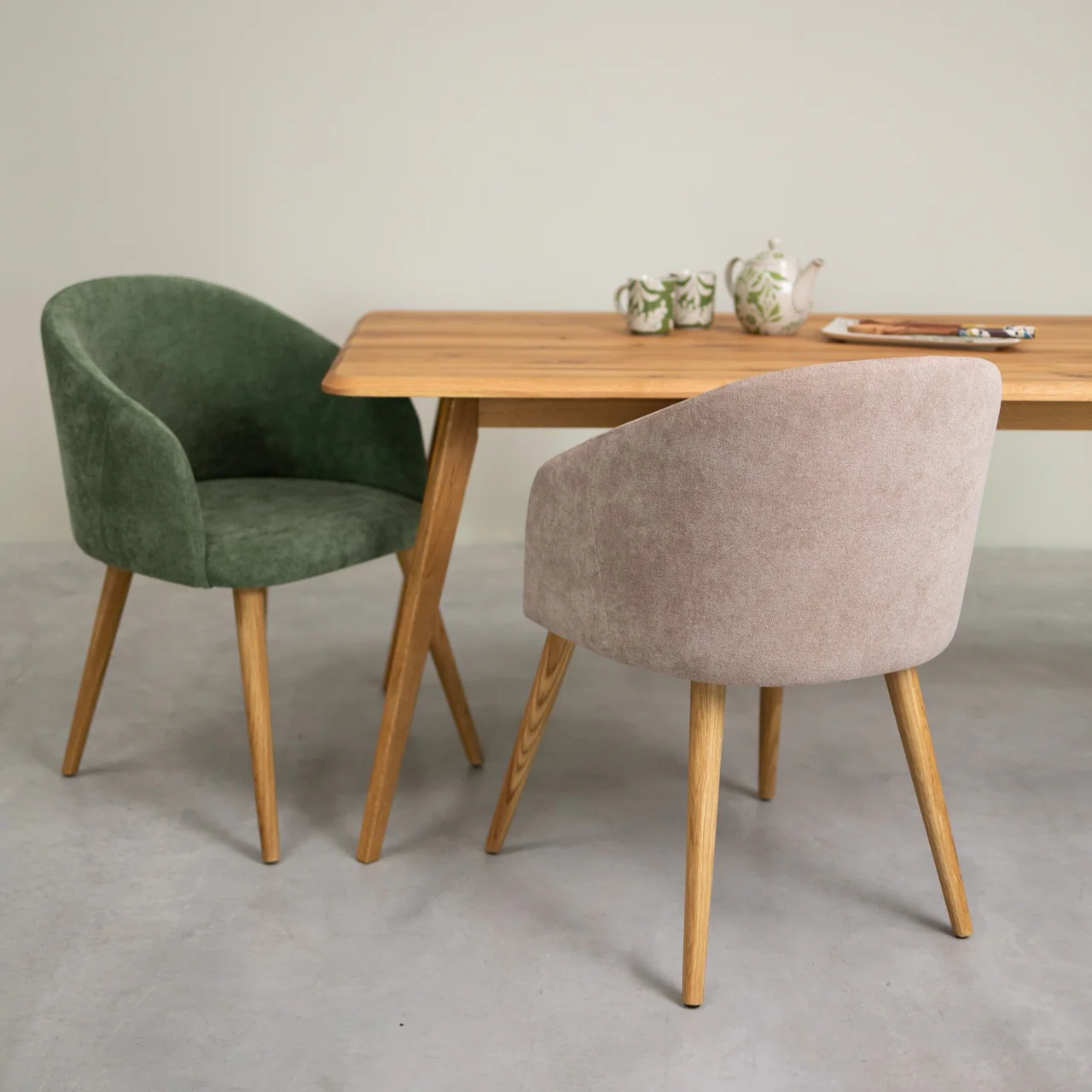 Rechthoekige eettafel van massief eikenhout Geneva | NordicStory - Image 12