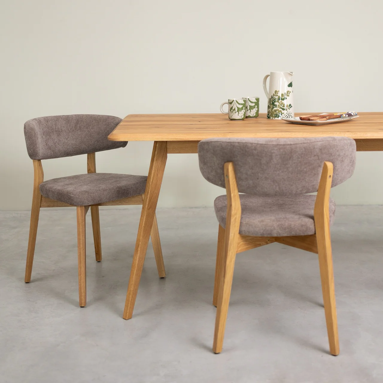 Rechthoekige eettafel van massief eikenhout Geneva | NordicStory - Image 13