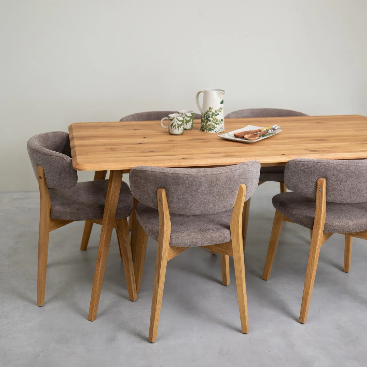 Rechthoekige eettafel van massief eikenhout Geneva | NordicStory - Image 14
