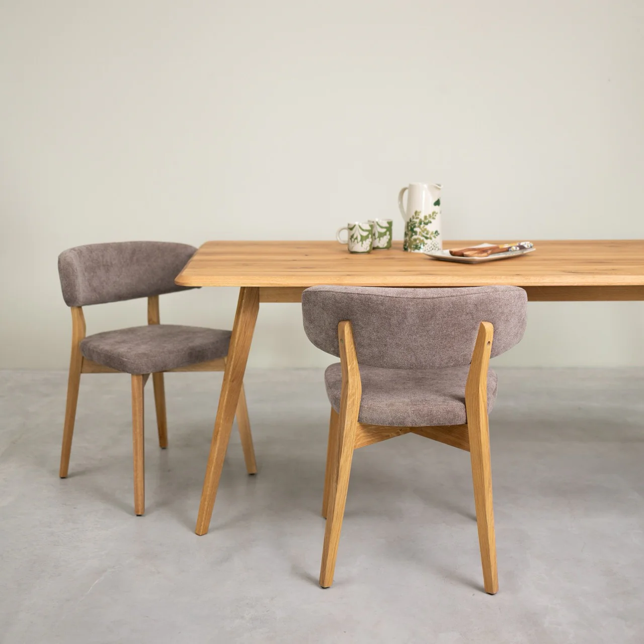 Rechthoekige eettafel van massief eikenhout Geneva | NordicStory - Image 5