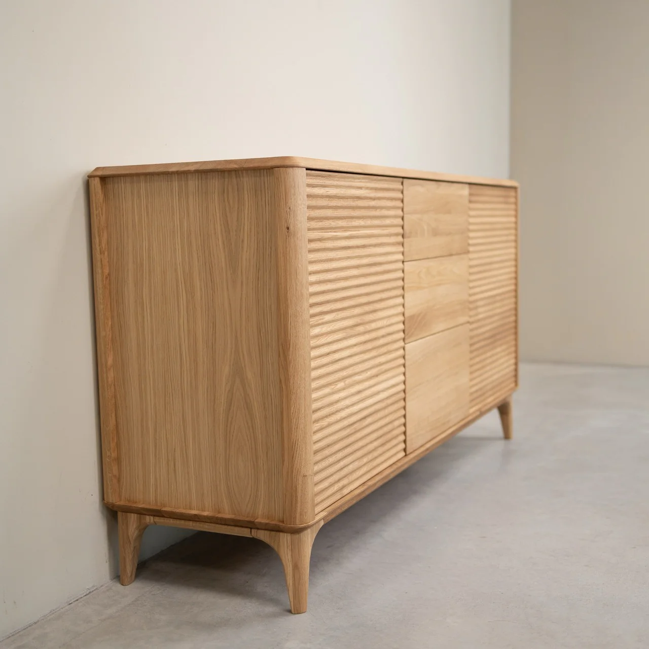 Sideboard Comoda van massief eikenhout Oxford 3.2.3 | NordicStory - Image 5