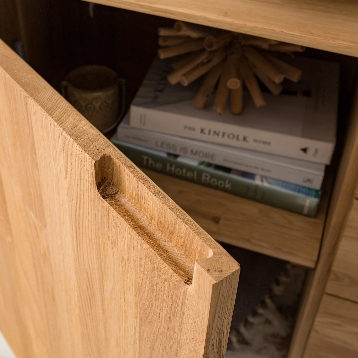 Sideboard Commode van massief eikenhout Escandi 3 | NordicStory - Image 12