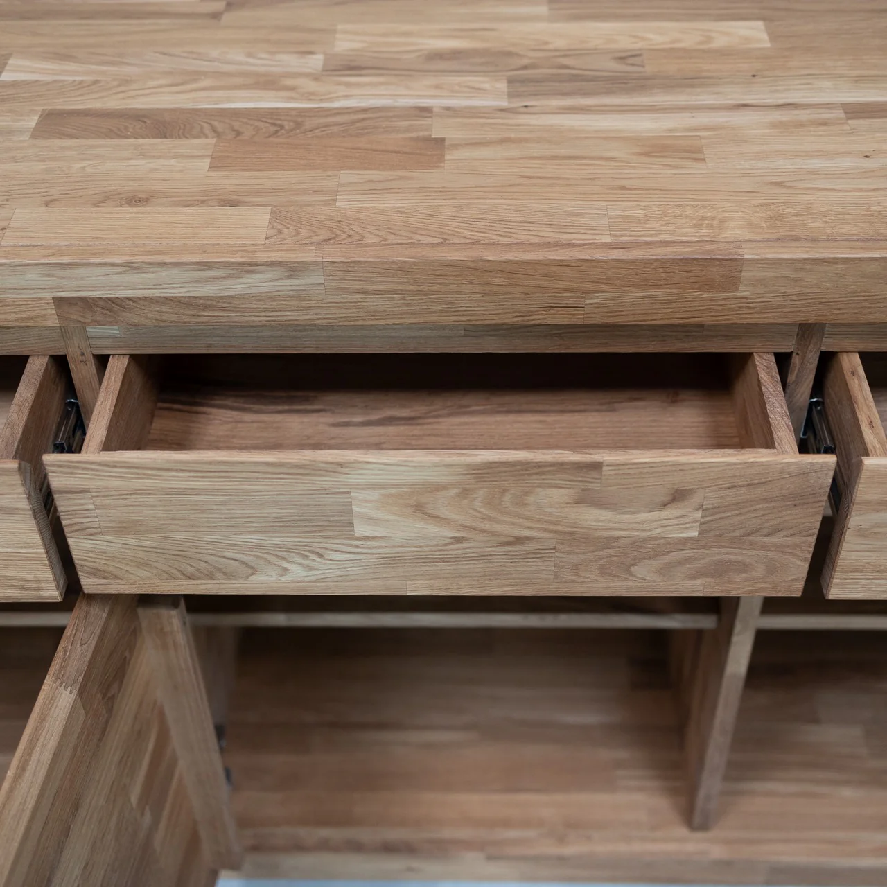 Dressoir Kommode van massief eikenhout Utah | NordicStory - Image 6
