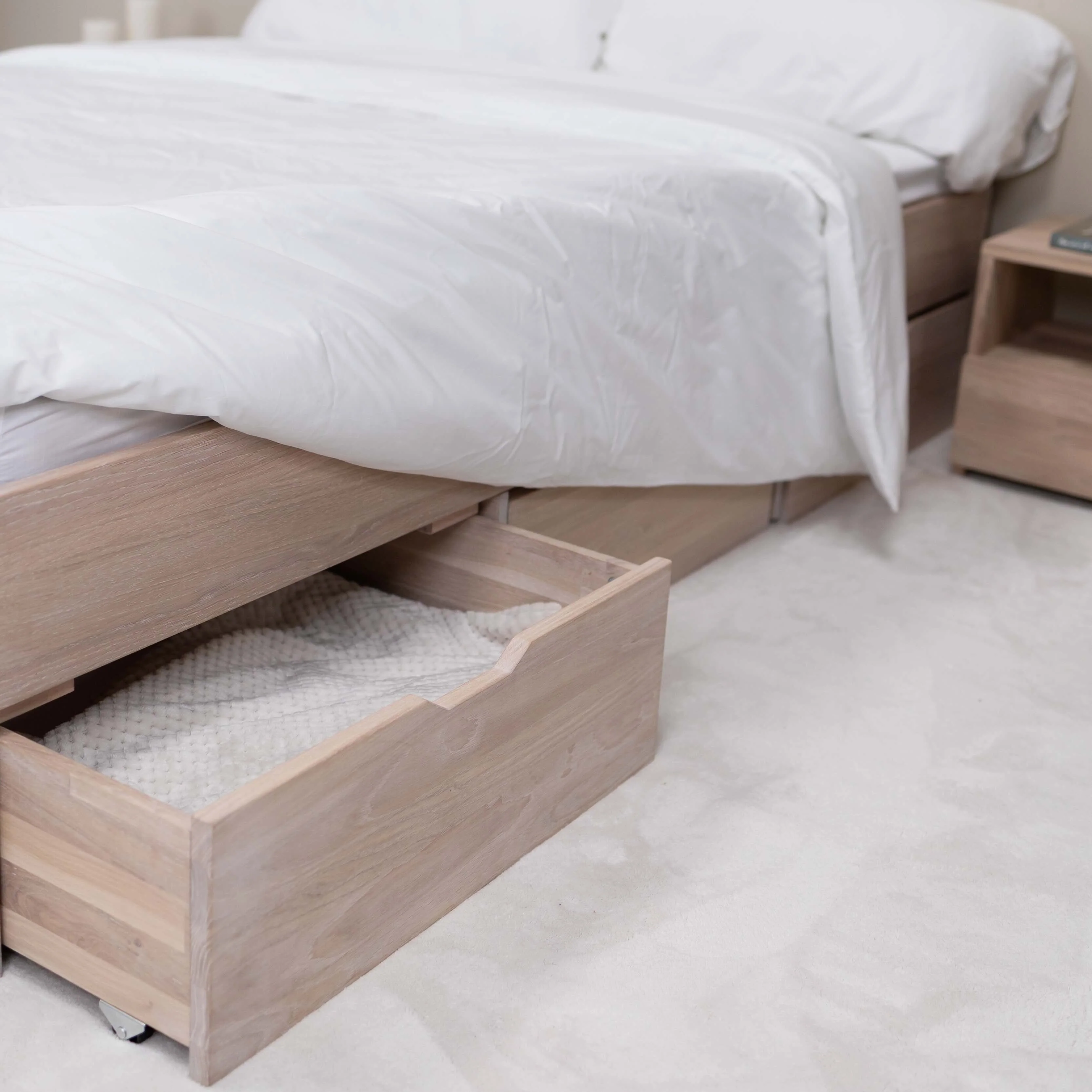 Sofia massief eiken bed met opbergruimte | NordicStory - Image 12