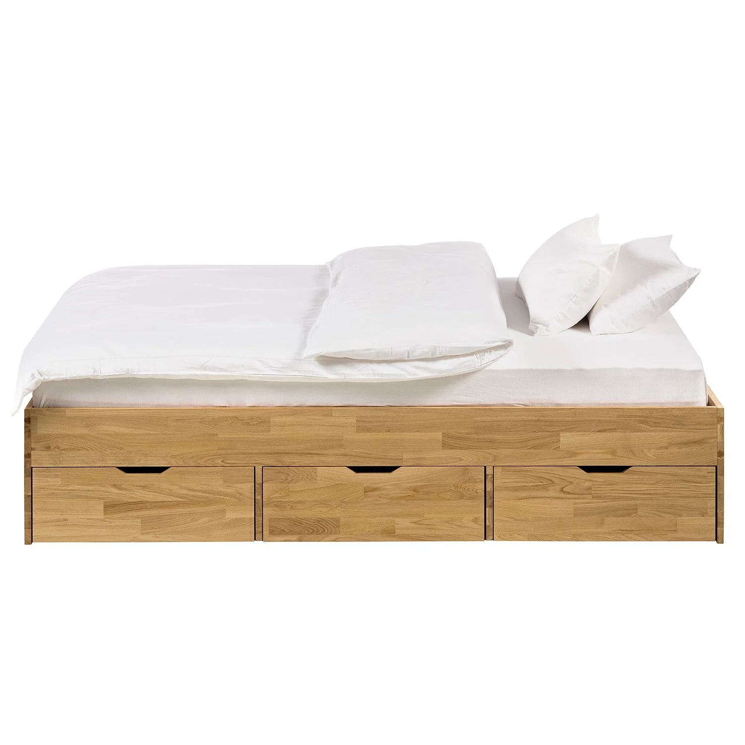 Sofia massief eiken bed met opbergruimte | NordicStory - Image 4