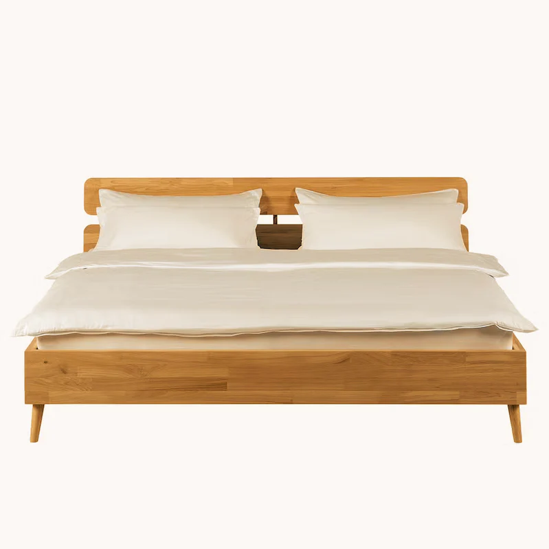 Massief eikenhouten bed Escandi 2 | NordicStory - Image 3