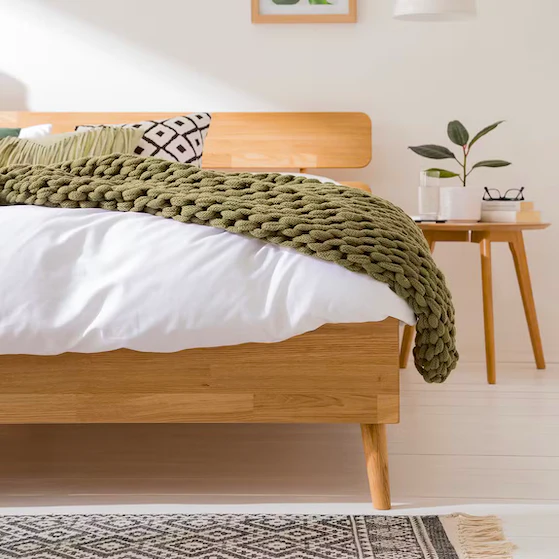 Massief eikenhouten bed Escandi 2 | NordicStory - Image 7
