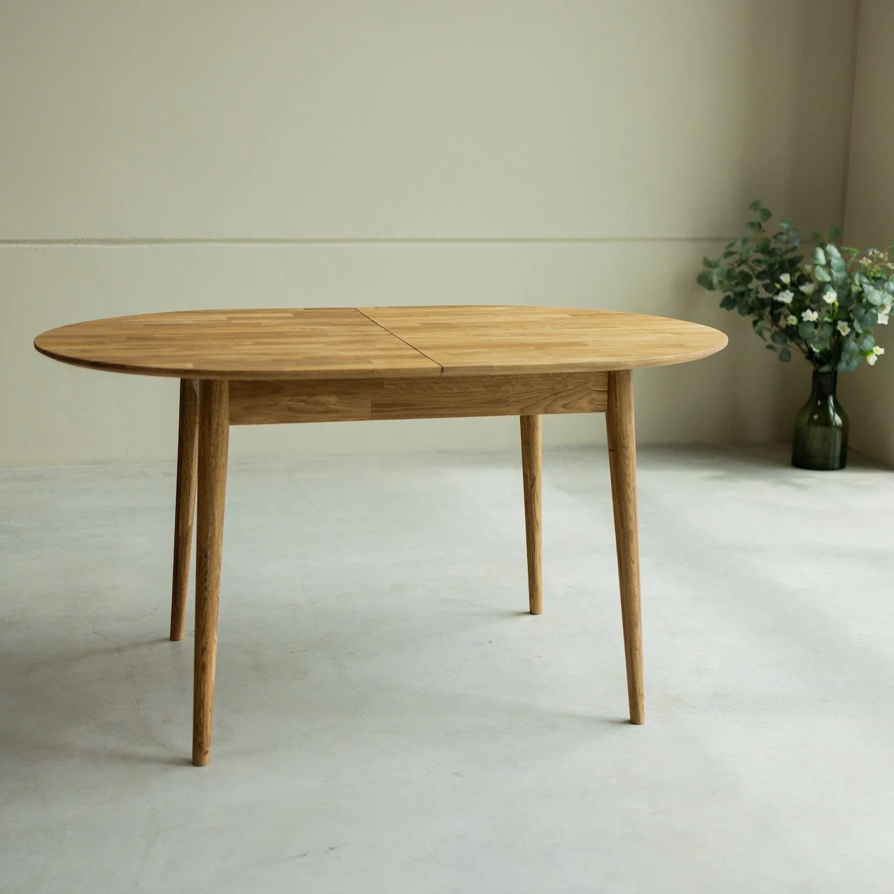 Set Escandi massief houten tafel en 4 stoelen Diana - Image 9