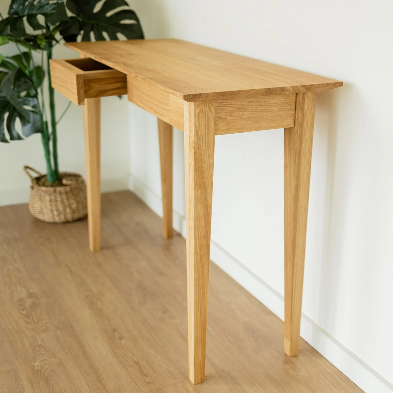 Console met 2 lades van massief eikenhout Toledo 2 | NordicStory - Image 4