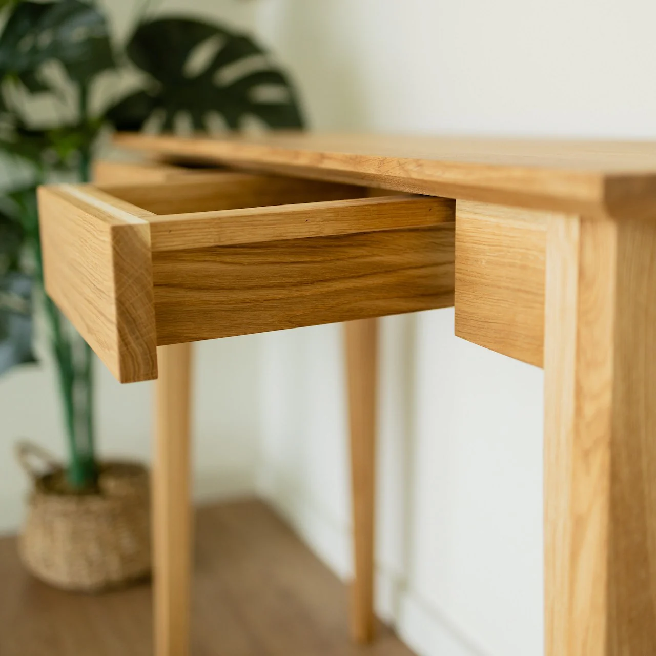 Console met 2 lades van massief eikenhout Toledo 2 | NordicStory - Image 7