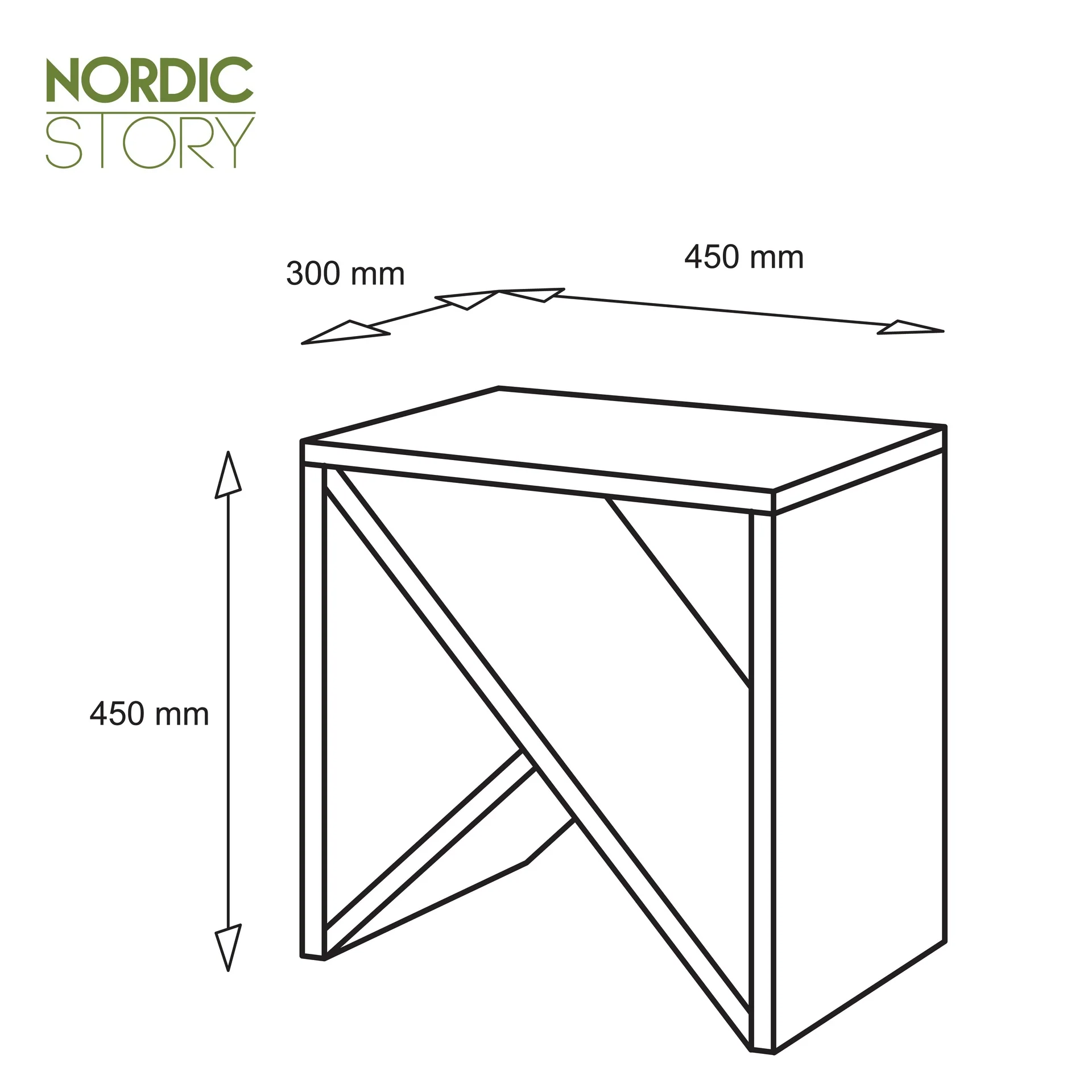 Bijzettafel, nachtkastje van massief eikenhout Denmark | NordicStory - Image 17