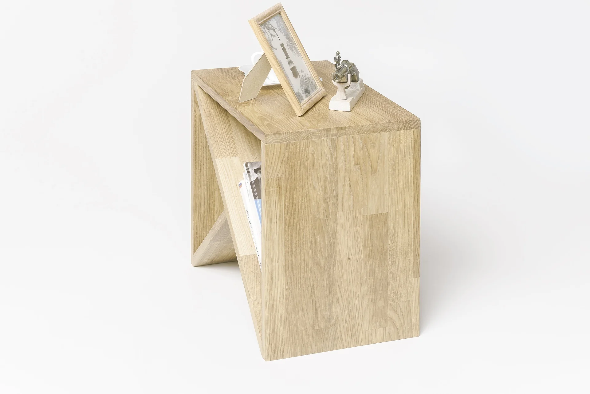 Bijzettafel, nachtkastje van massief eikenhout Denmark | NordicStory - Image 5