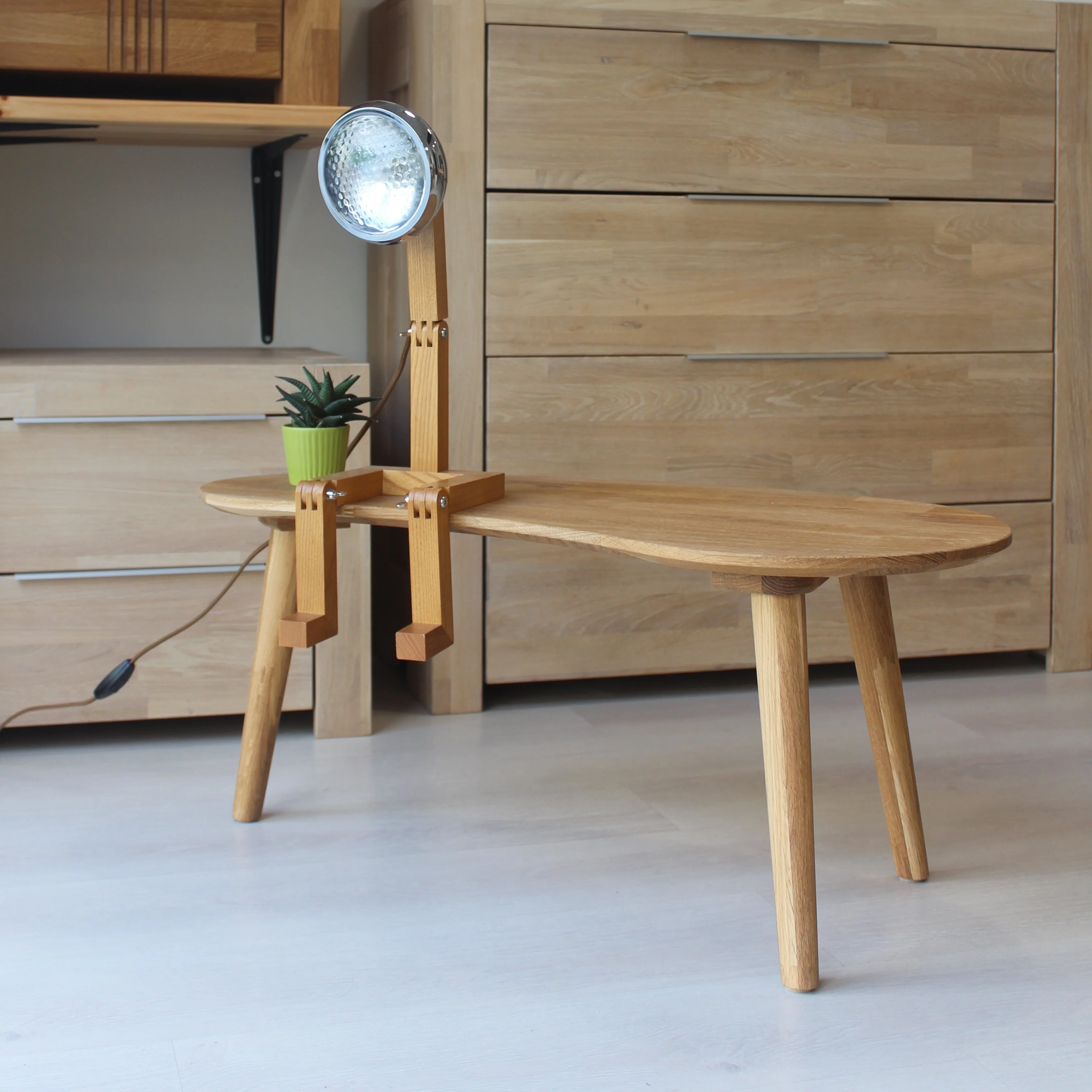 Escandi stapelbare salontafel van massief eikenhout | NordicStory - Image 3