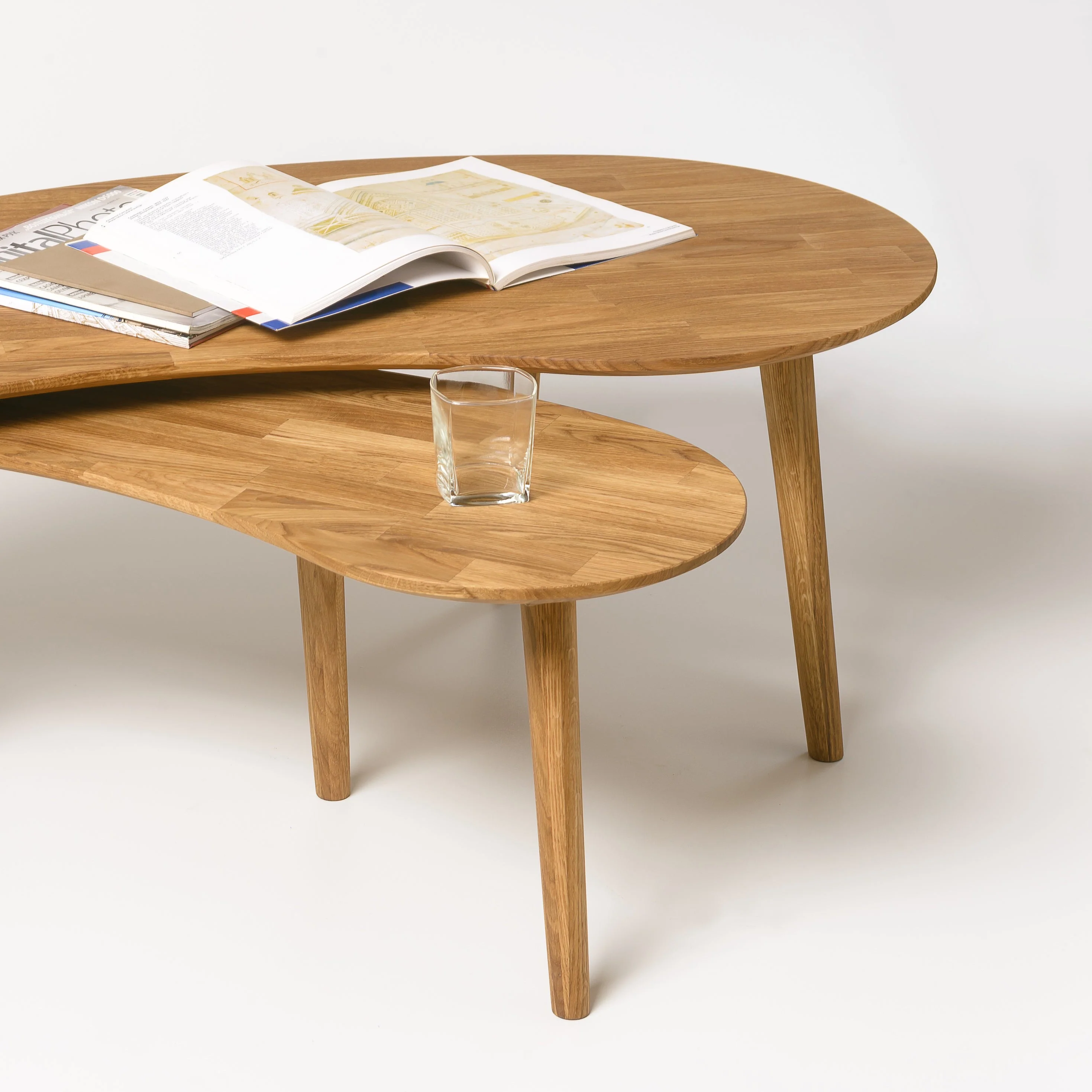 Escandi stapelbare salontafel van massief eikenhout | NordicStory - Image 5