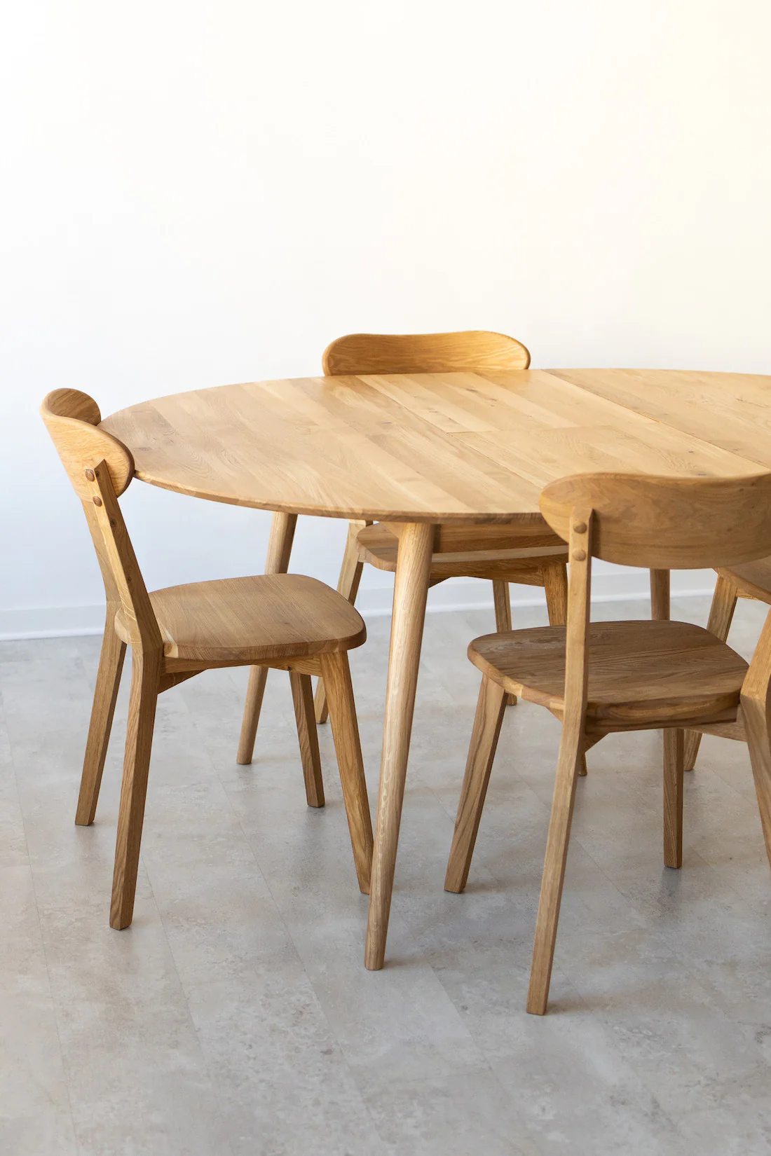 Uitschuifbare eettafel van massief eikenhout Escandi 4 | NordicStory - Image 4