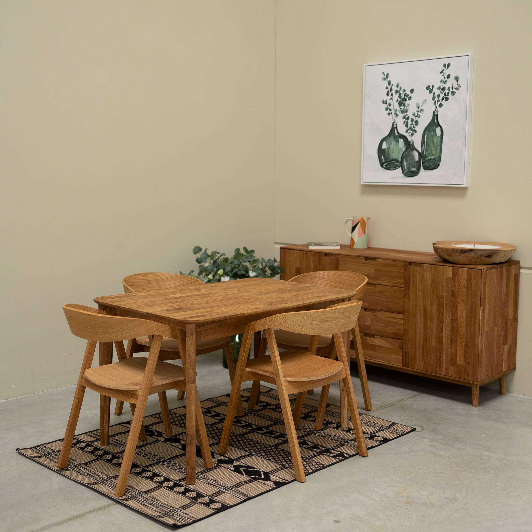 Uitschuifbare eettafel van massief eikenhout France | NordicStory - Image 6