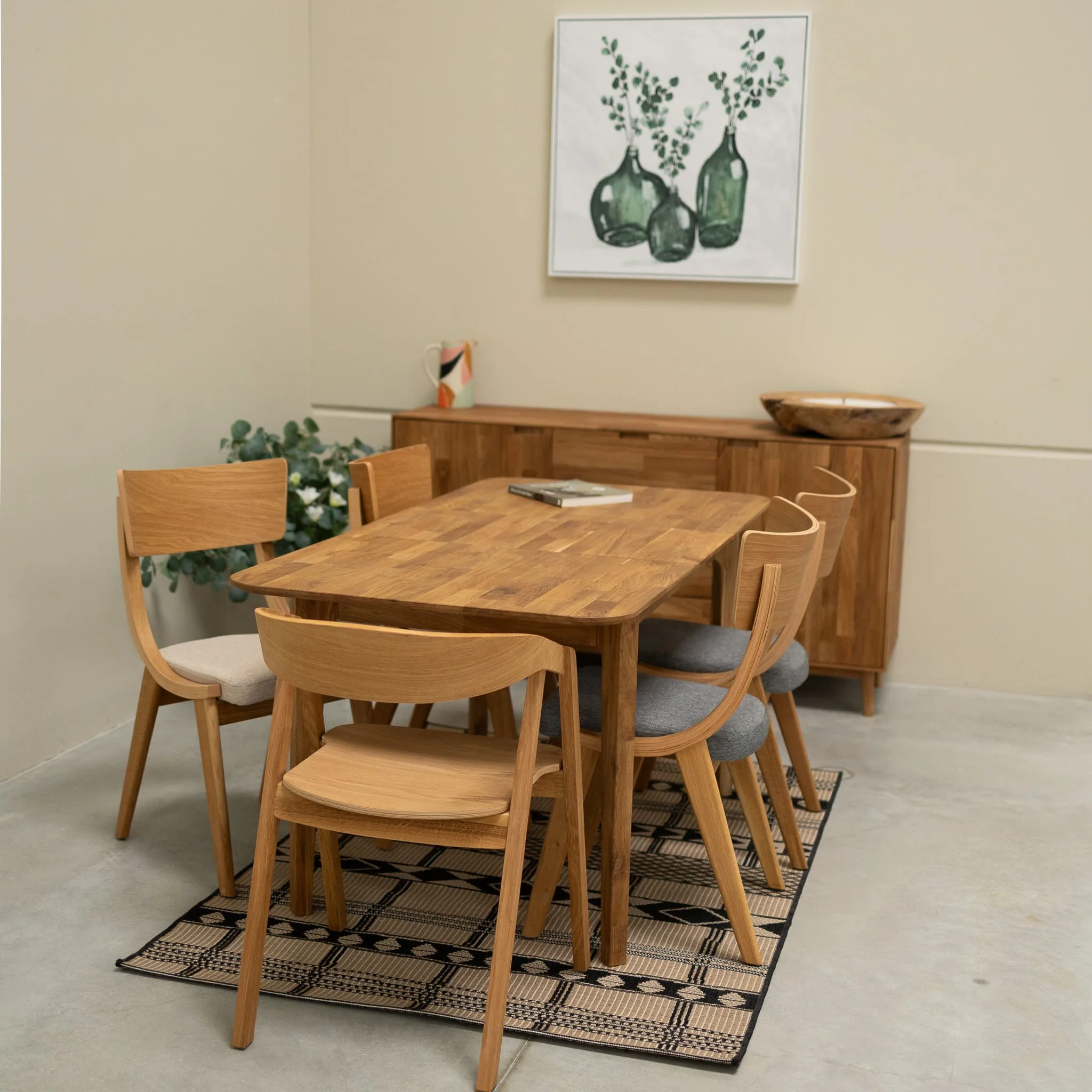 Uitschuifbare eettafel van massief eikenhout France | NordicStory - Image 7
