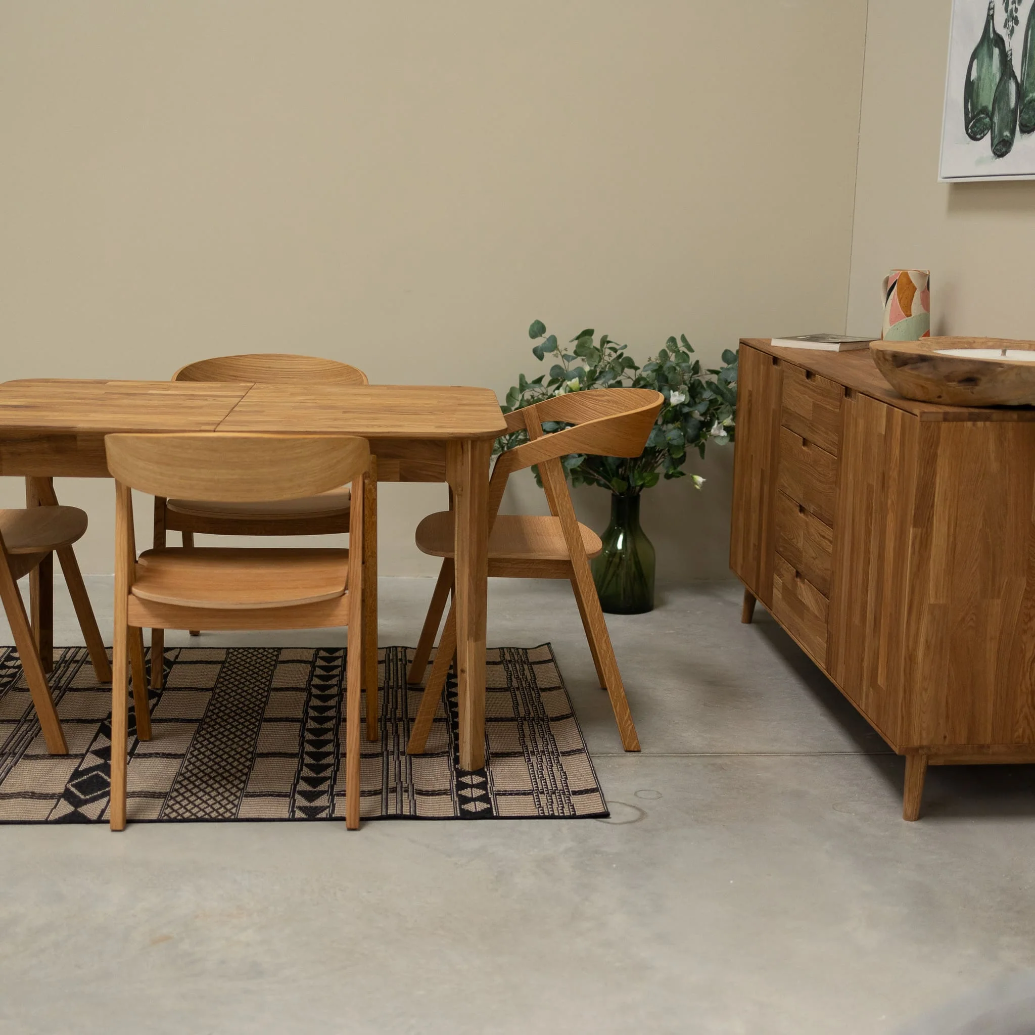 Uitschuifbare eettafel van massief eikenhout France | NordicStory - Image 8