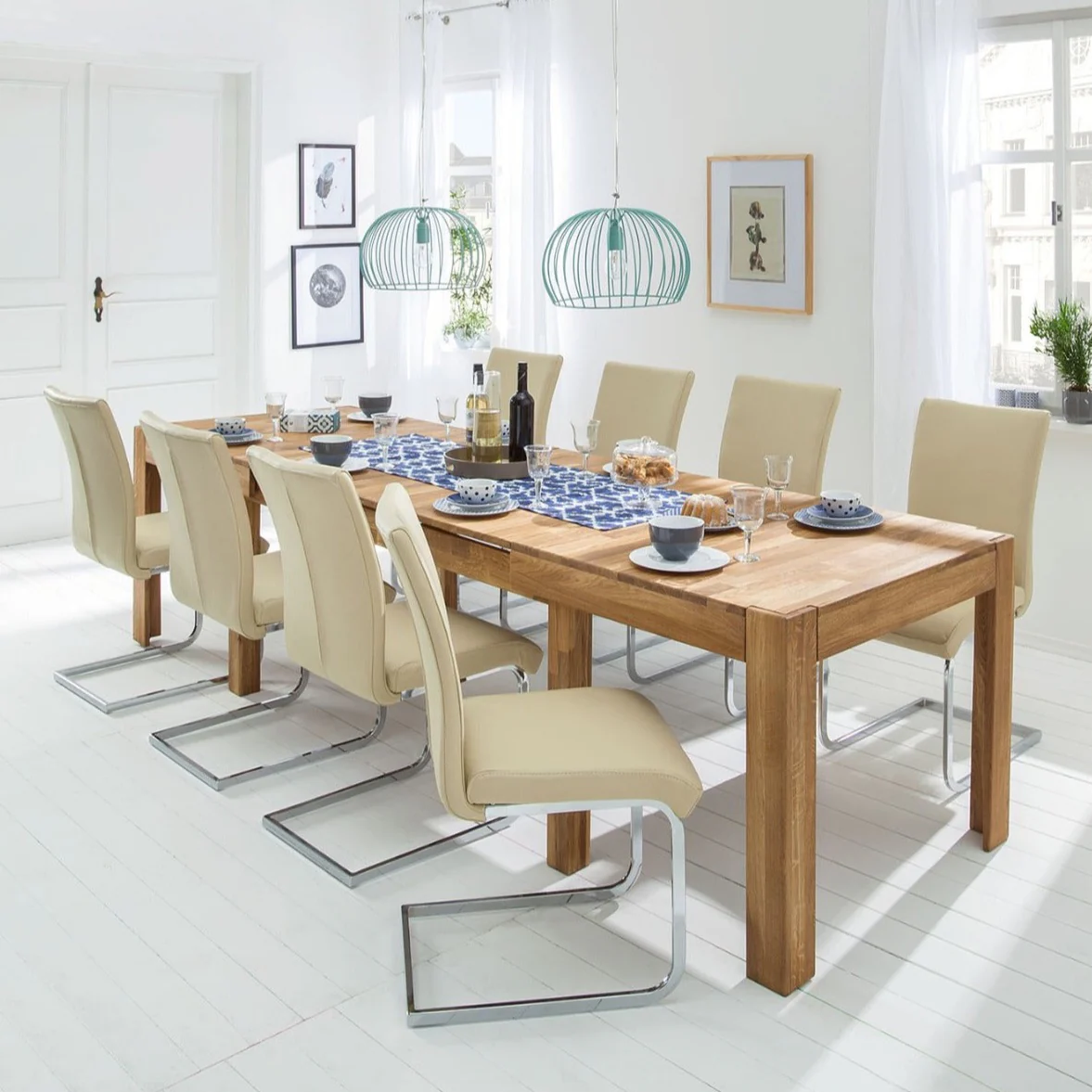 Uitschuifbare eettafel van massief eikenhout XL | NordicStory - Image 11