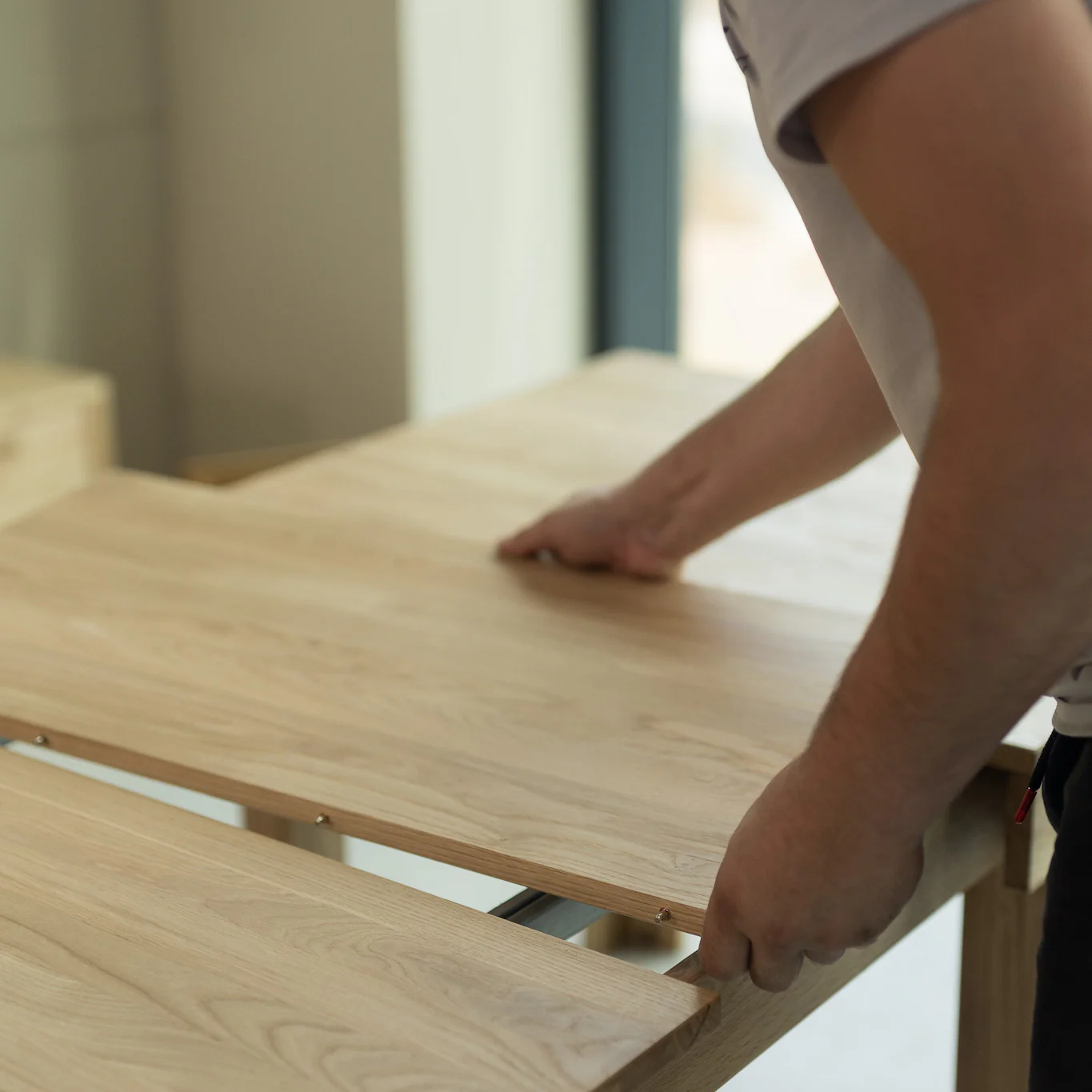 Uitschuifbare eettafel van massief eikenhout XL | NordicStory - Image 7
