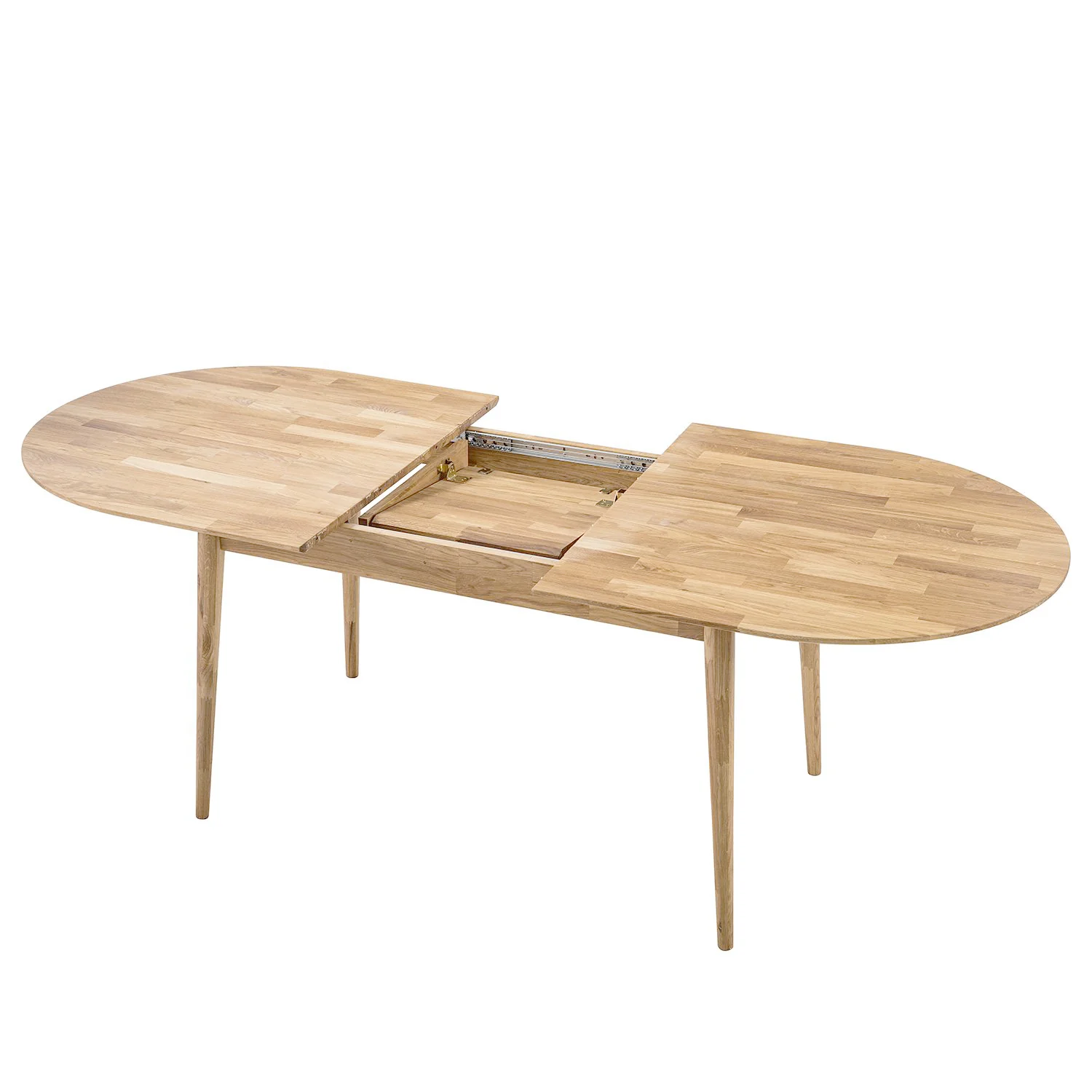 Uitschuifbare ovale eettafel in massief eiken Escandi 2 | NordicStory - Image 13