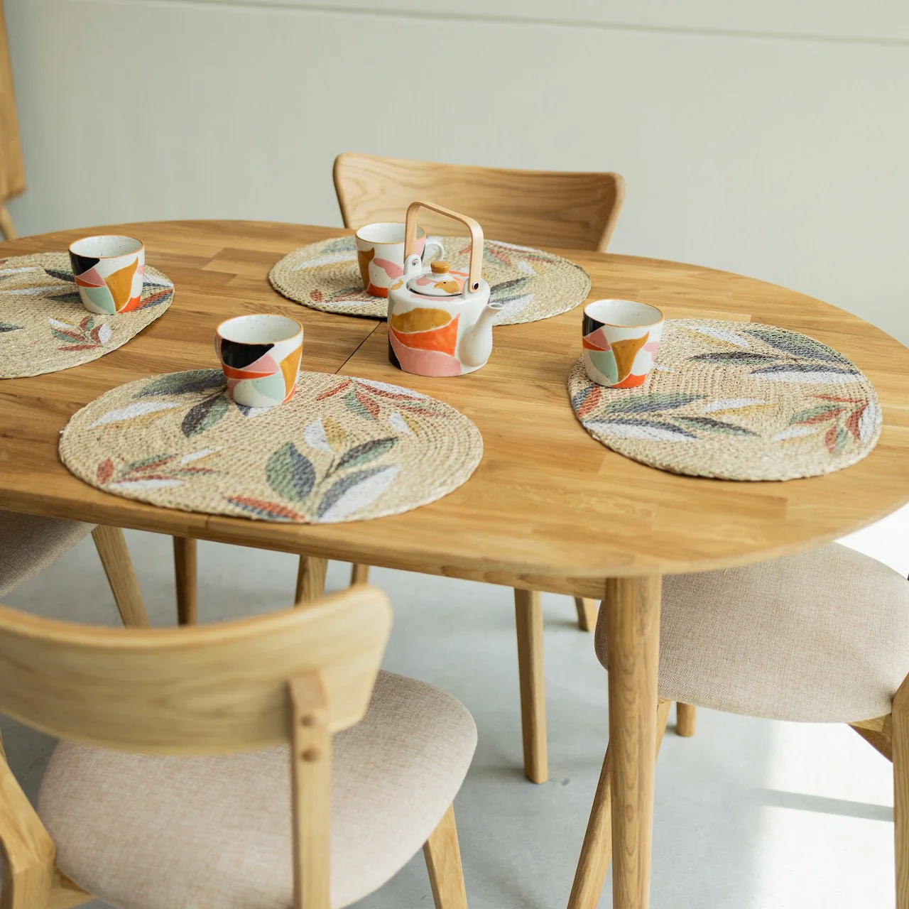 Uitschuifbare ovale eettafel in massief eiken Escandi 2 | NordicStory - Image 6