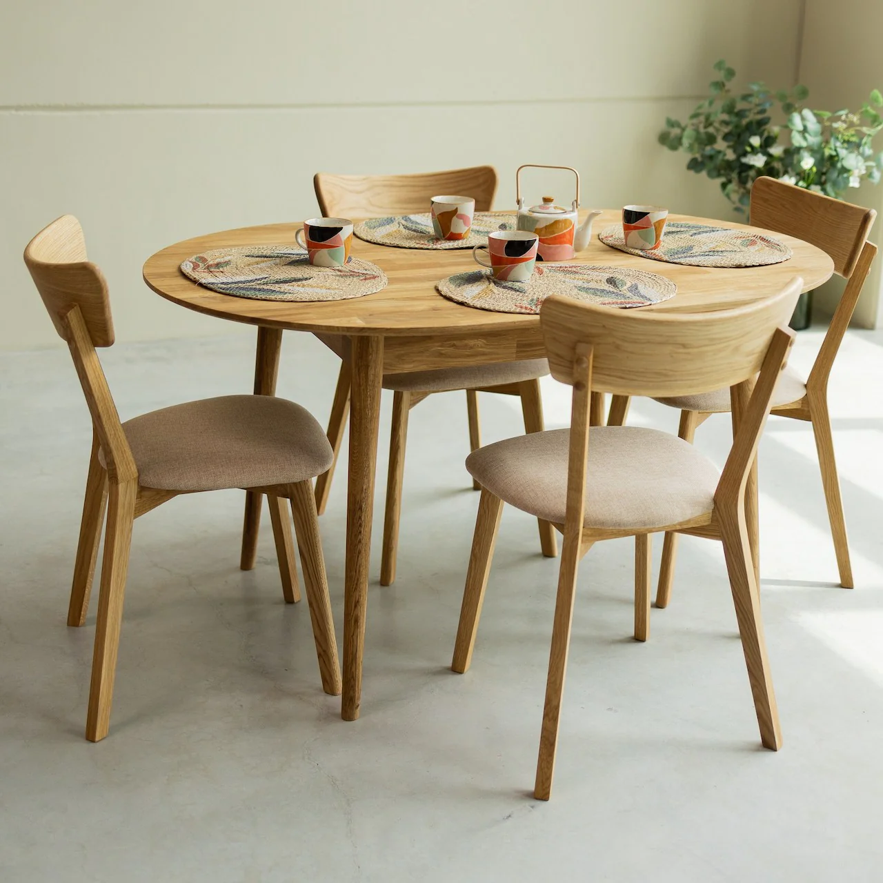 Uitschuifbare ovale eettafel in massief eiken Escandi 2 | NordicStory - Image 9