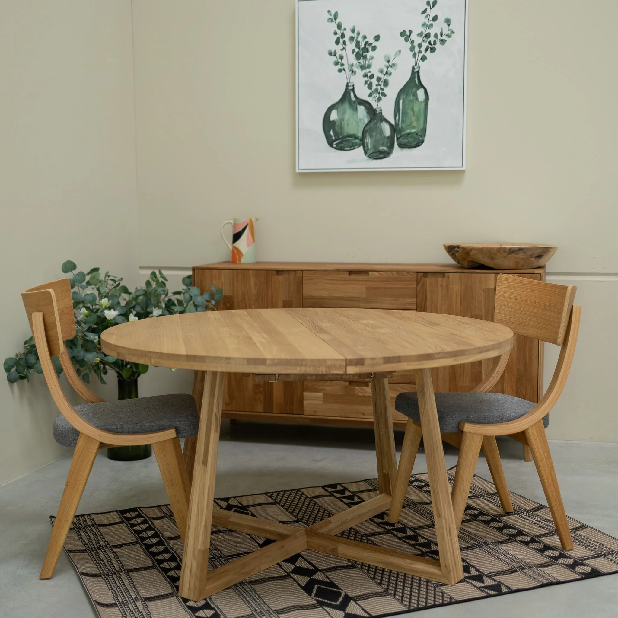 Uitschuifbare eettafel in massief eiken MOBY - Image 6