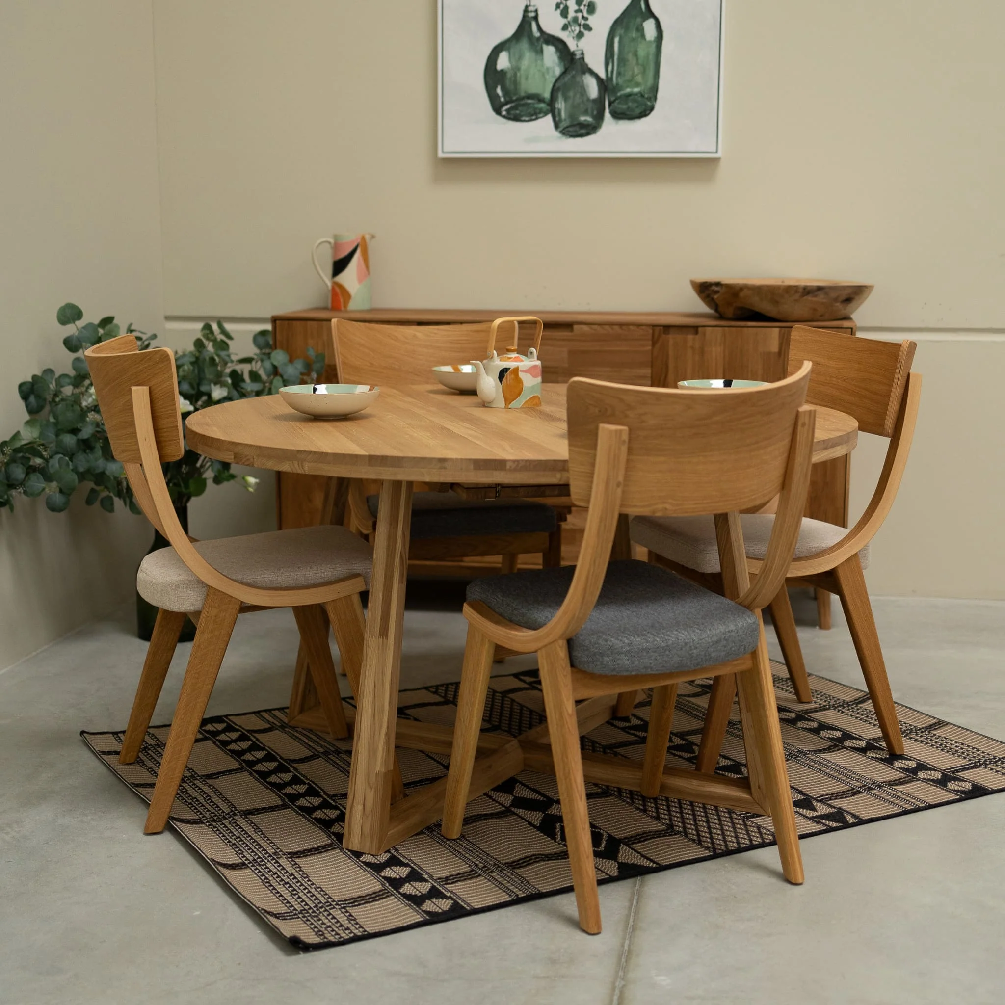 Uitschuifbare eettafel in massief eiken MOBY - Image 8