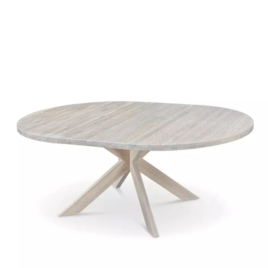 Ronde uitschuifbare eettafel in massief eiken Holger | NordicStory - Image 15