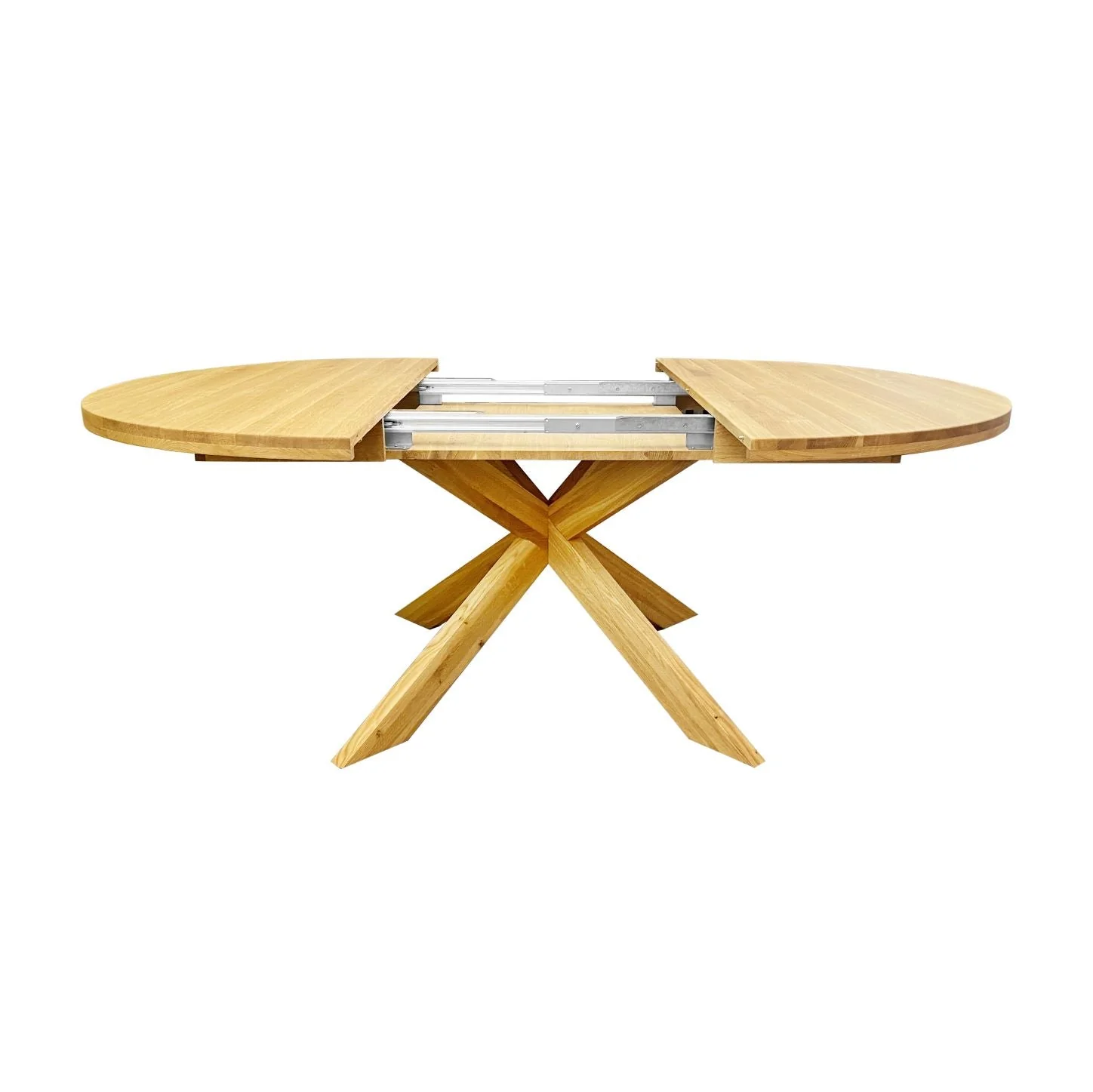 Ronde uitschuifbare eettafel in massief eiken Holger | NordicStory - Image 6