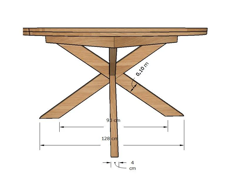 Ronde uitschuifbare eettafel in massief eiken Holger | NordicStory - Image 7