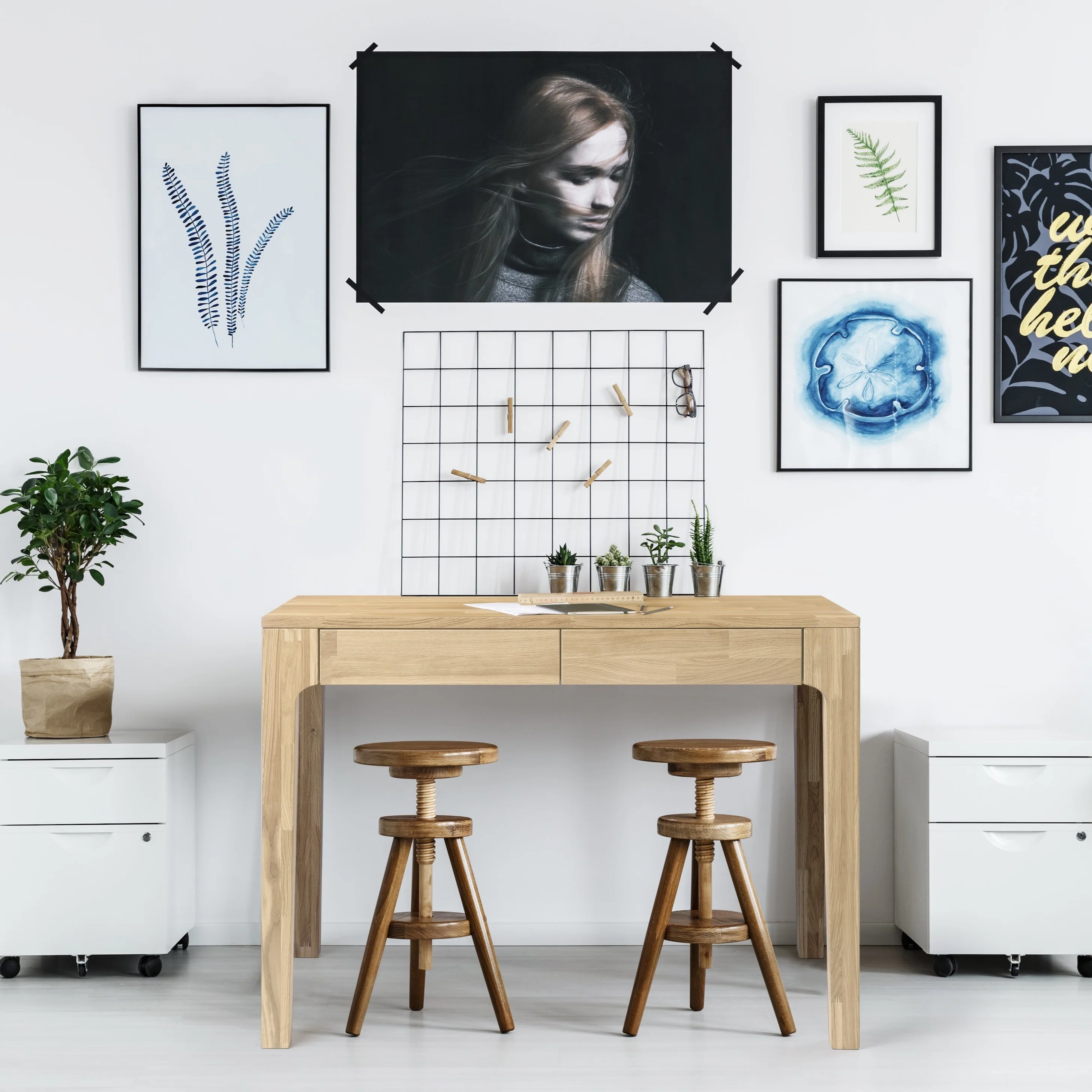 Axel I massief eikenhouten bureau | NordicStory - Image 13