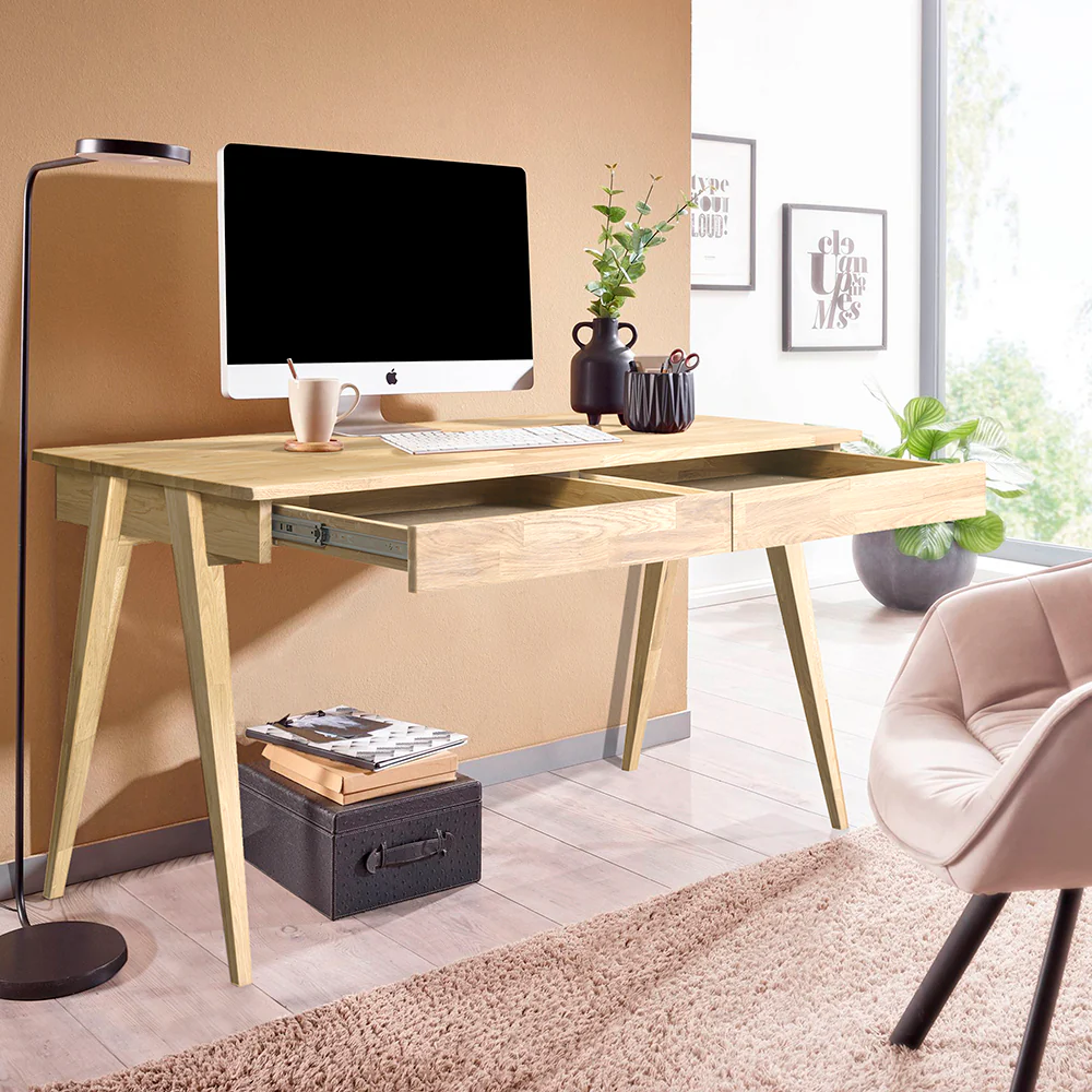 Bureau van massief eikenhout Berg | NordicStory - Image 9