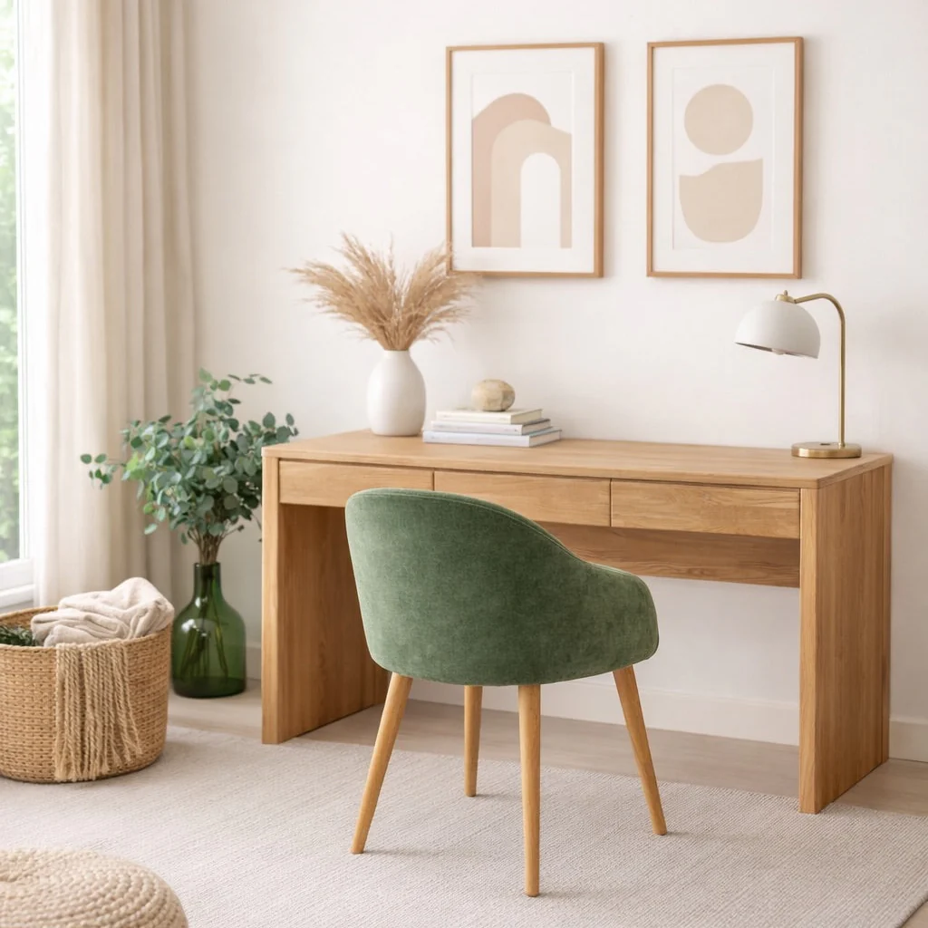 Elsa massief eikenhouten bureau | NordicStory - Image 6
