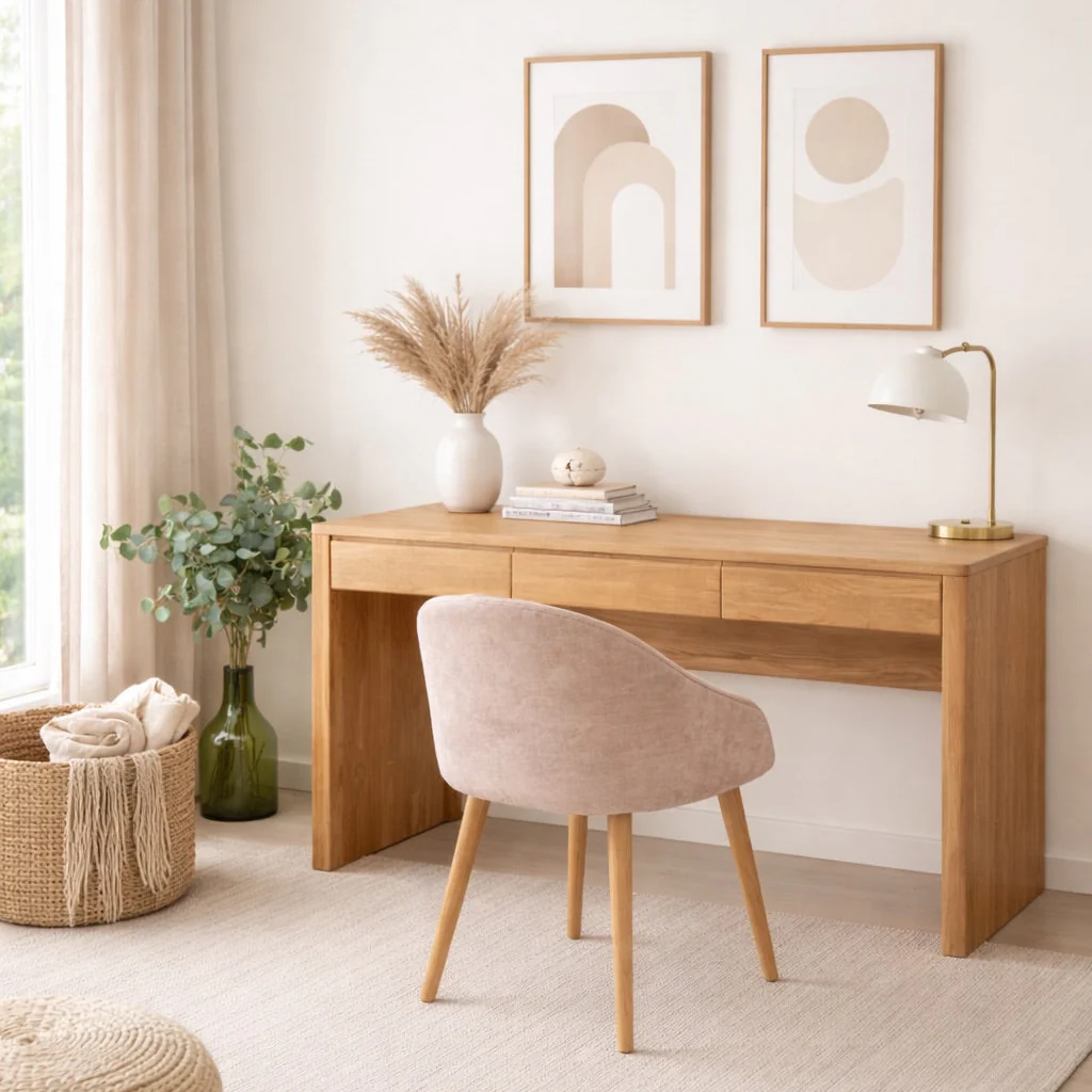 Elsa massief eikenhouten bureau | NordicStory - Image 7