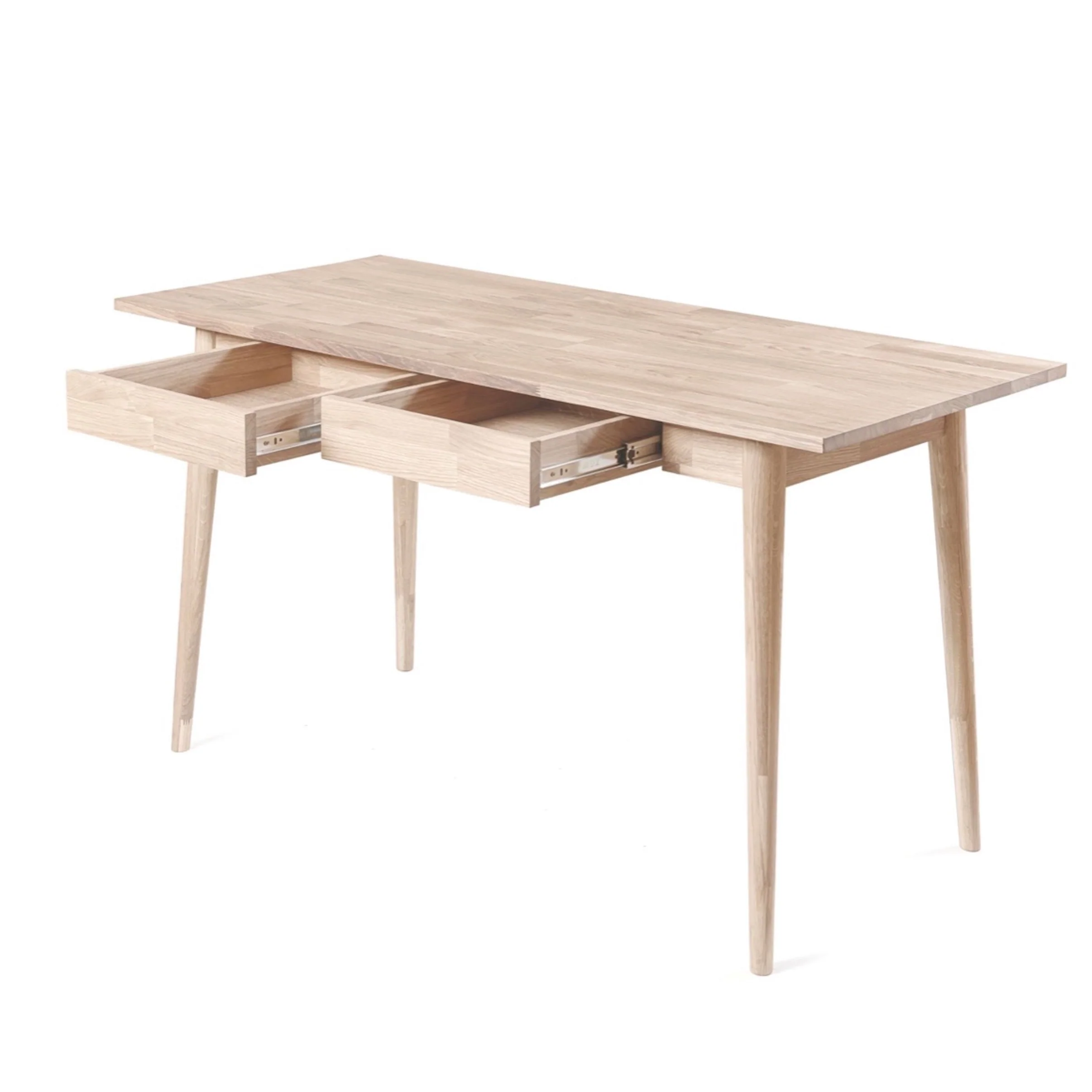 Escandi massief eikenhouten bureau  | NordicStory - Image 10
